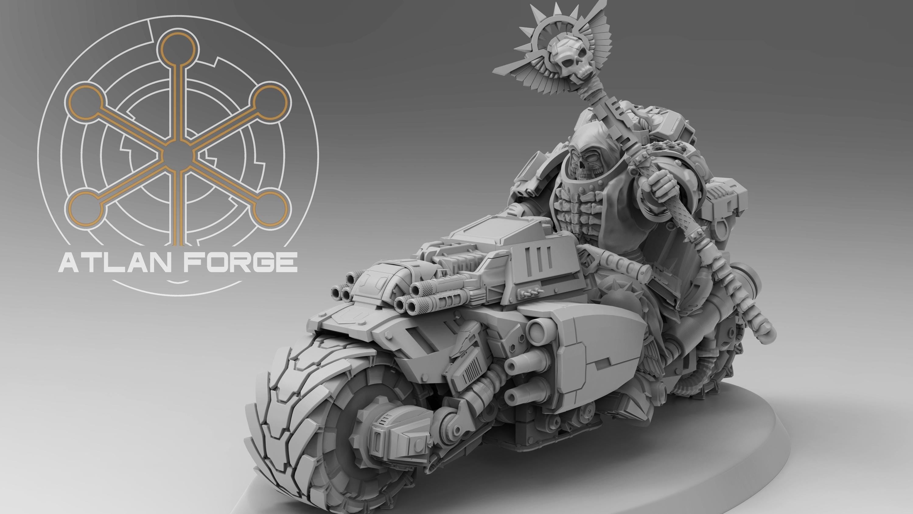 Battle Priest on Bike | Atlan Forge