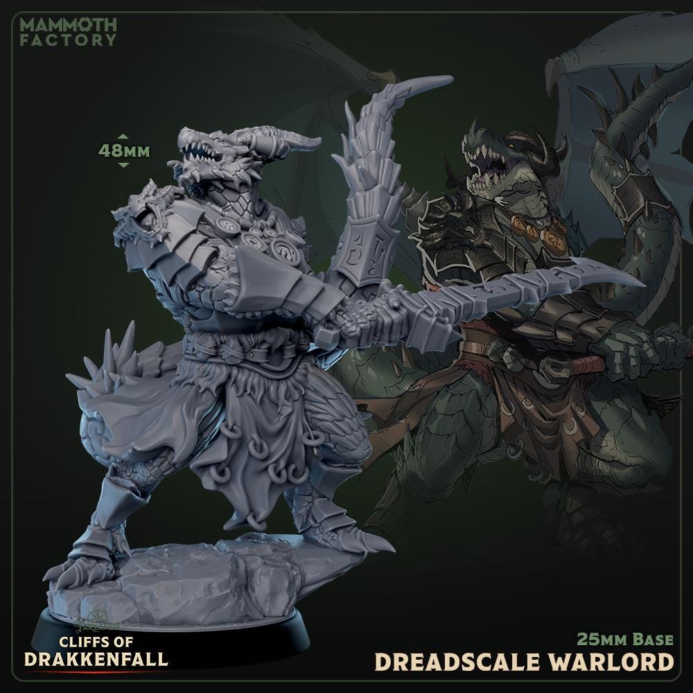 Dreadscale Warlord - Cliffs of Drakkenfall | Mammoth Factory