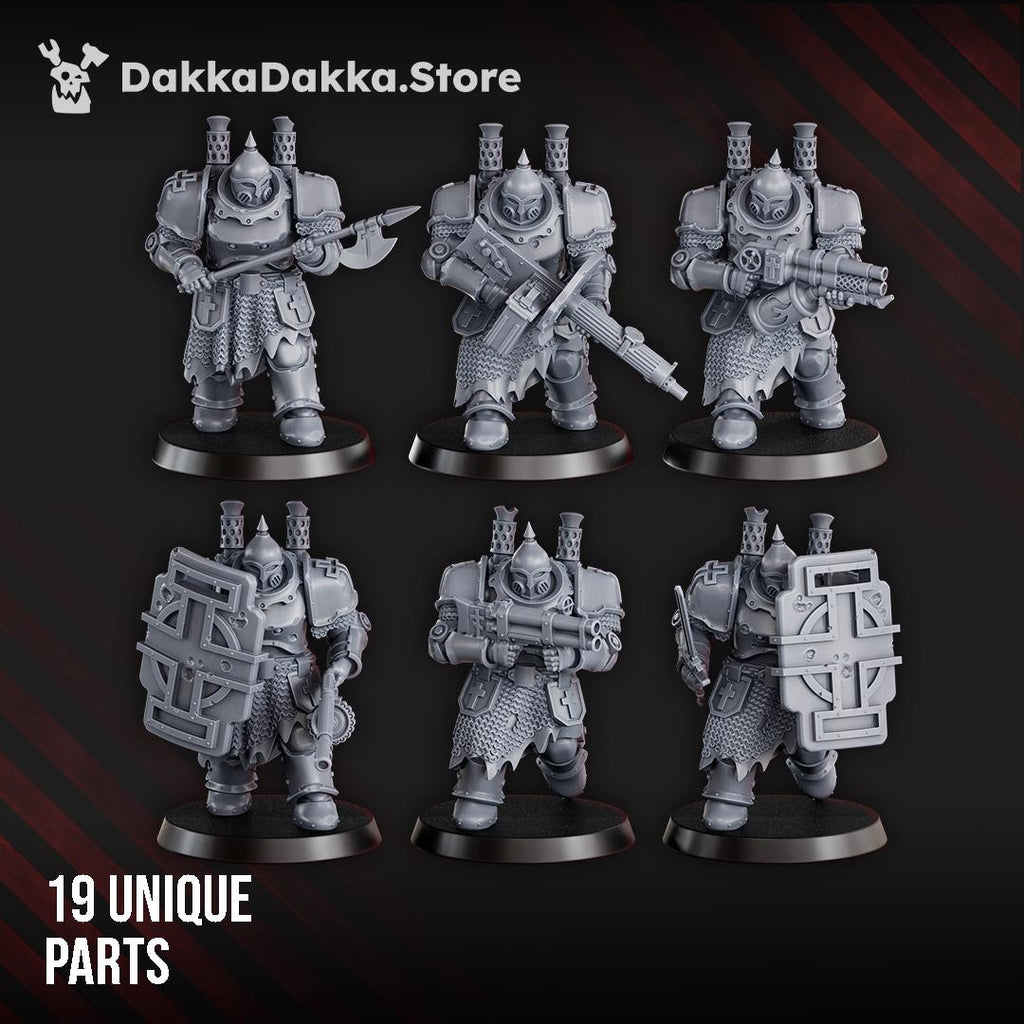 Heavy Bogatyr Squad, Steel Union Build Kit | DakkaDakka