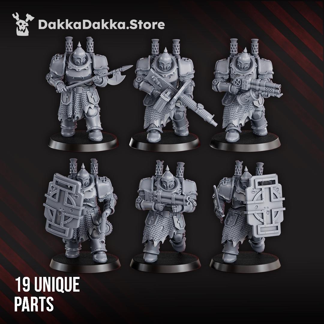 Heavy Bogatyr Squad, Steel Union Build Kit | DakkaDakka