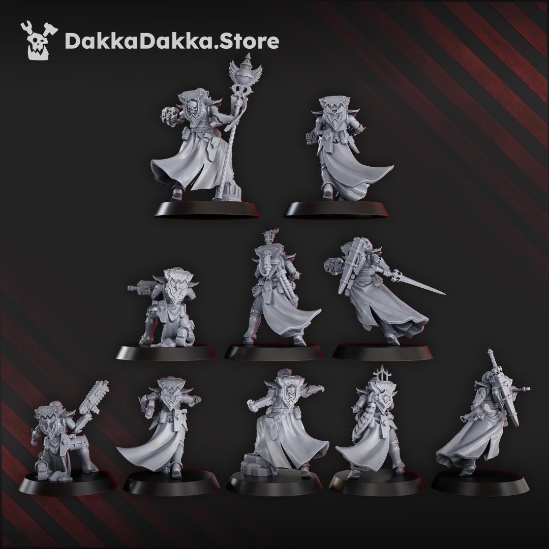 Maidens of Vengence Squad (x10) Preassembled and Build Kit | DakkaDakka