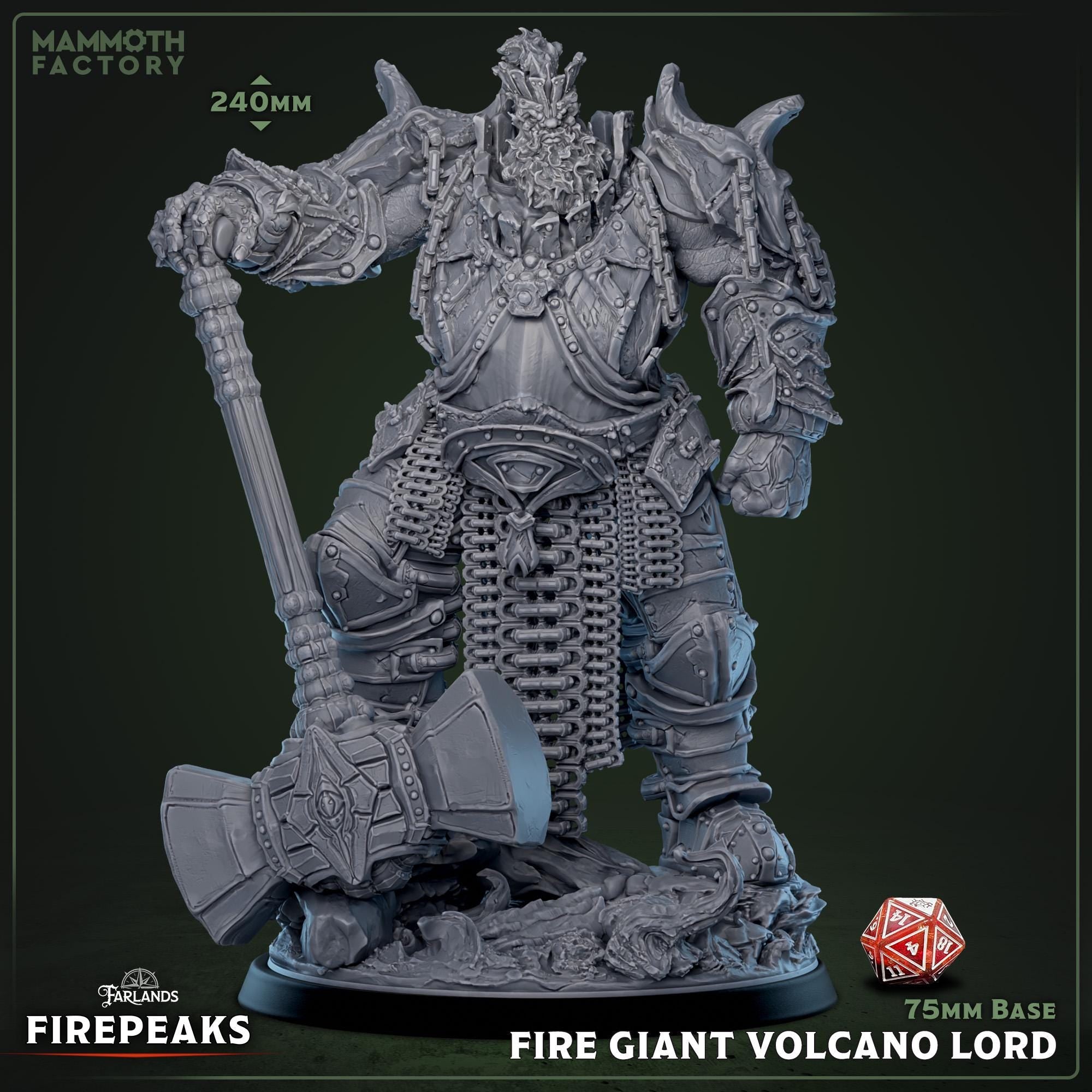 Fire Giant Volcano Lord | Mammoth Factory