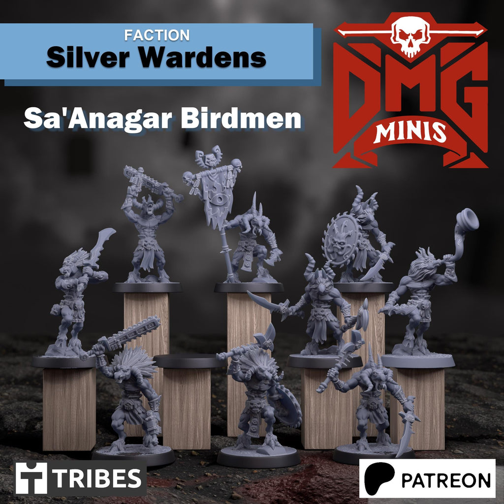1KHijos de Pulvo Sa'Angar Birdmen | DMG Minis