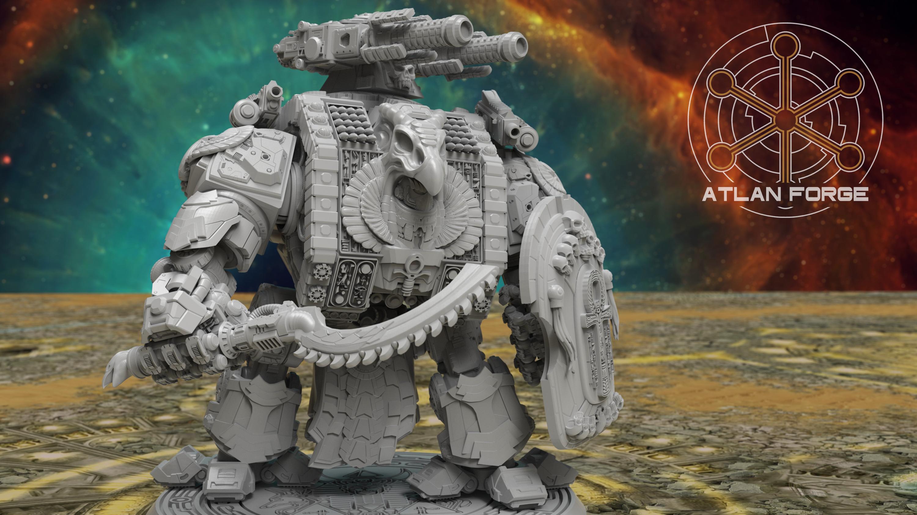 Aegyptian Royal Dreadnought | Atlan Forge
