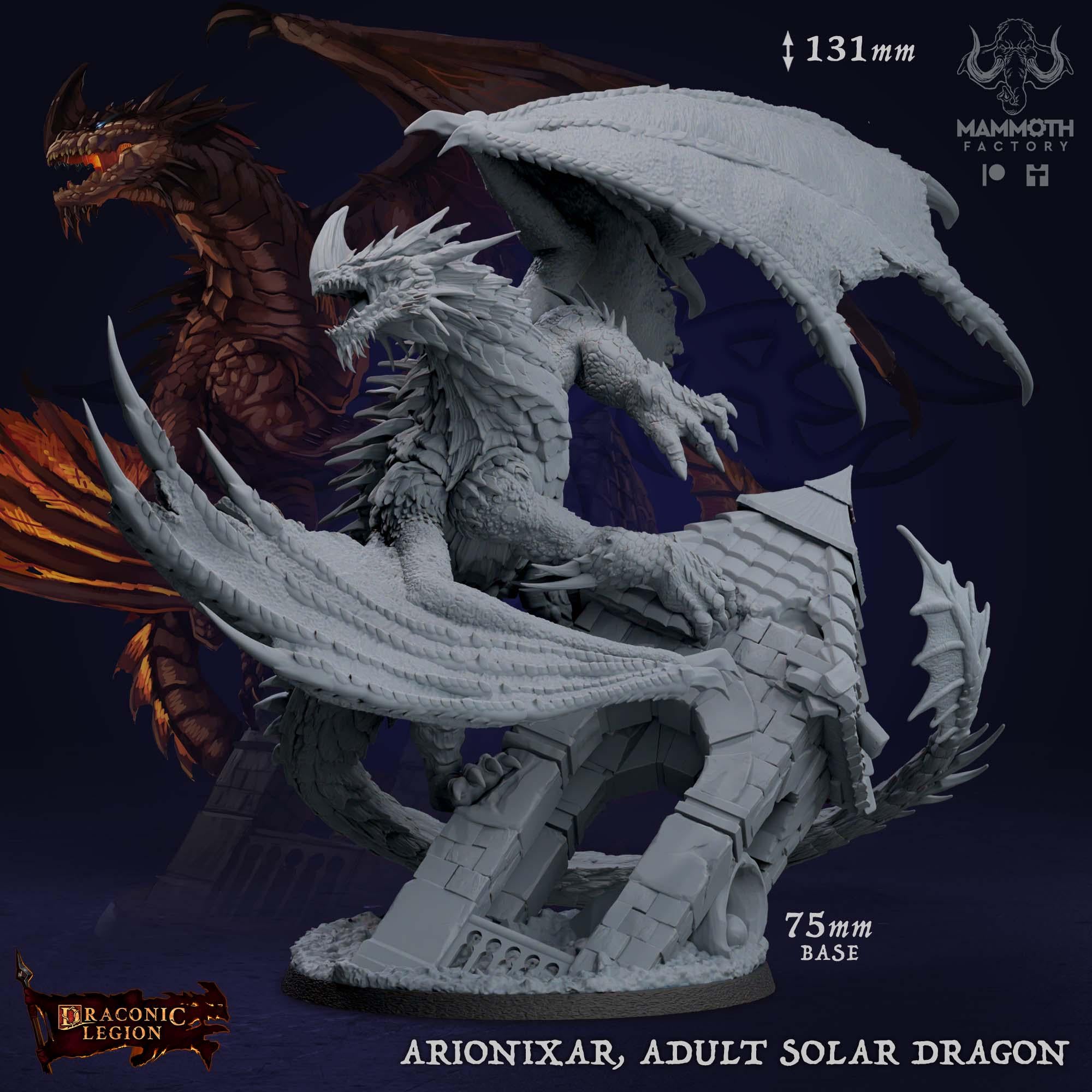 Arionixar, Adult Solar Dragon | Mammoth Factory | Draconic Legion
