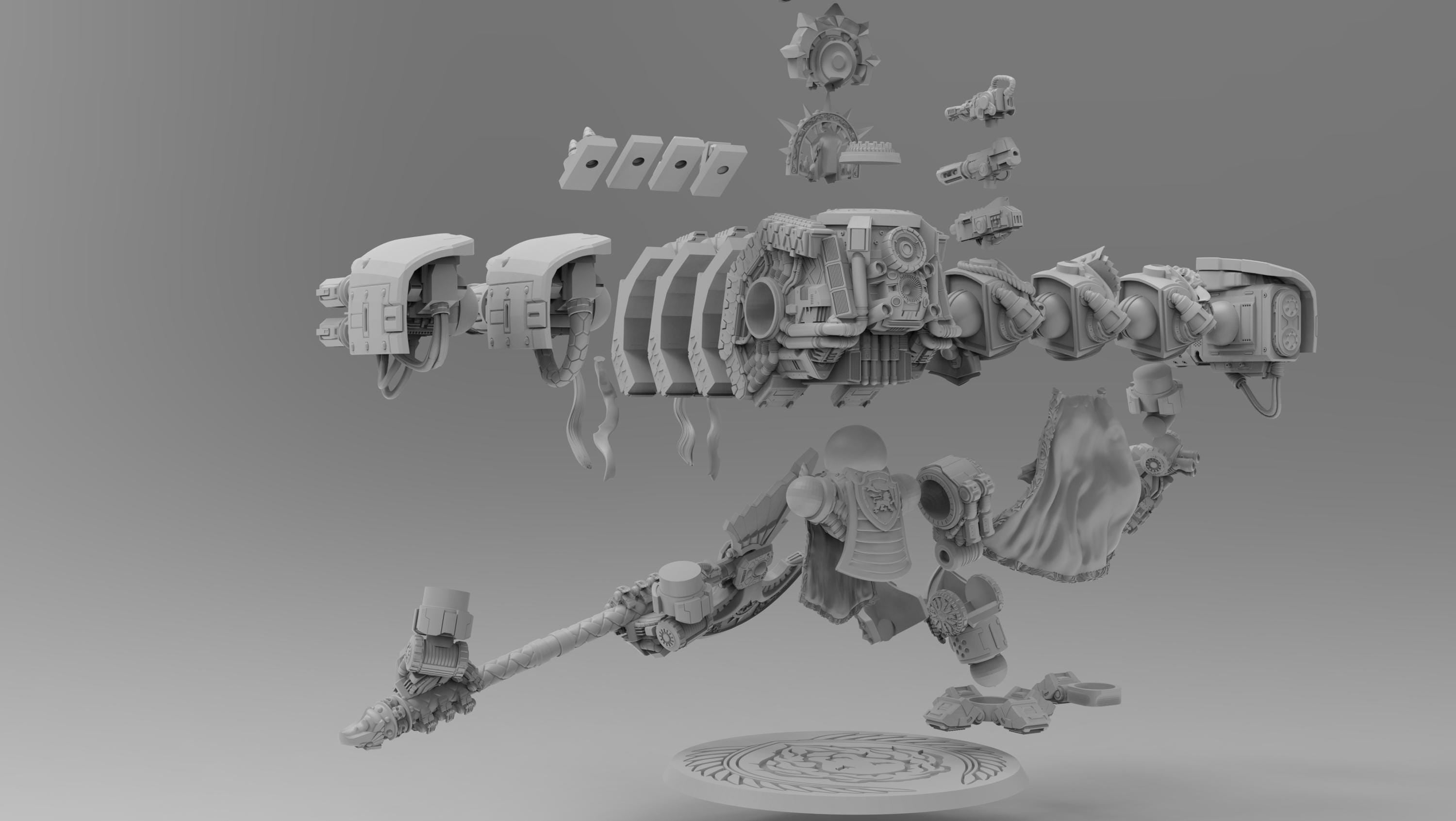 Angelic Lion Dreadnought | Atlan Forge
