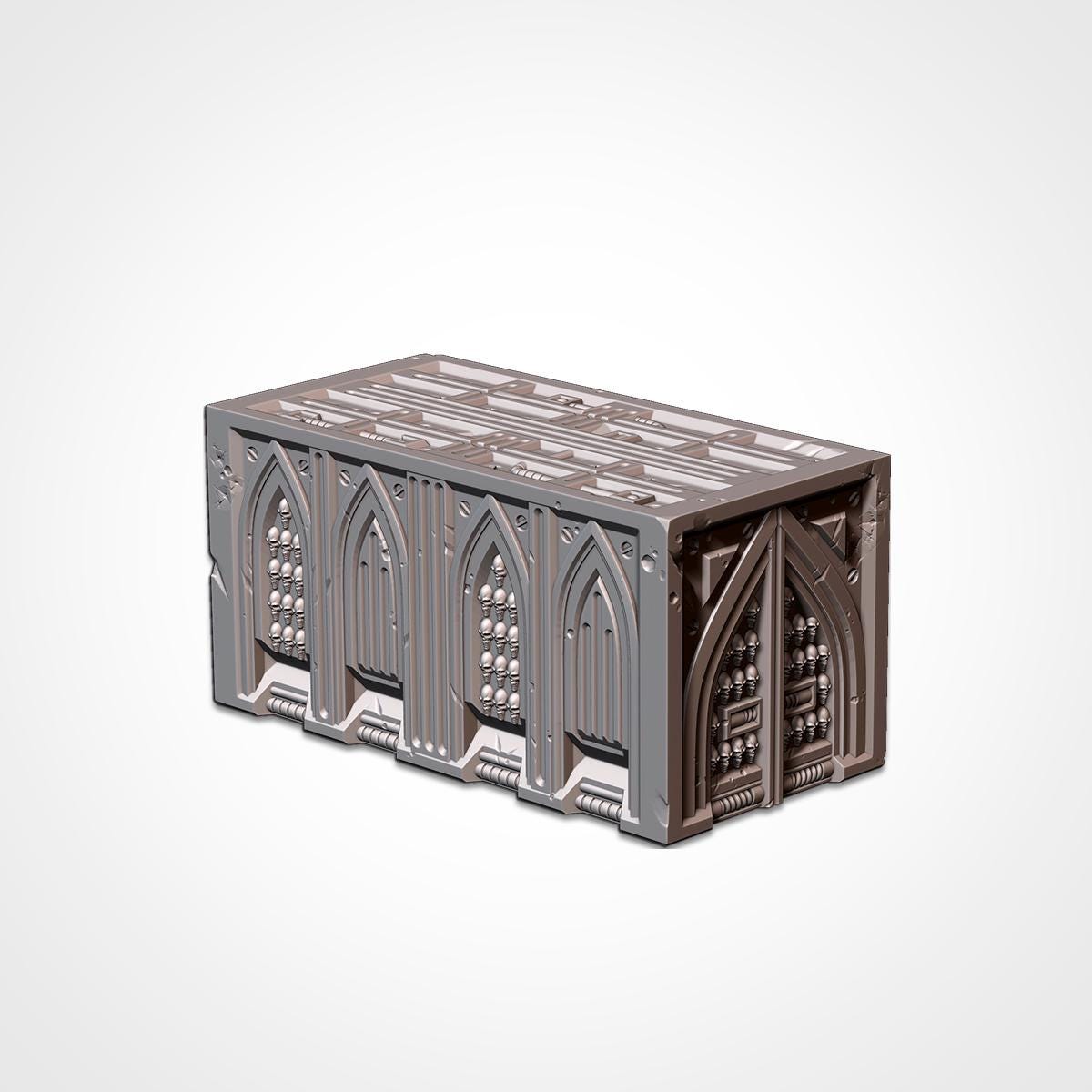 WTC Shipping Containers - Multiple Styles | Txarli Factory | 3d Printed Tabletop Wargames Terrain