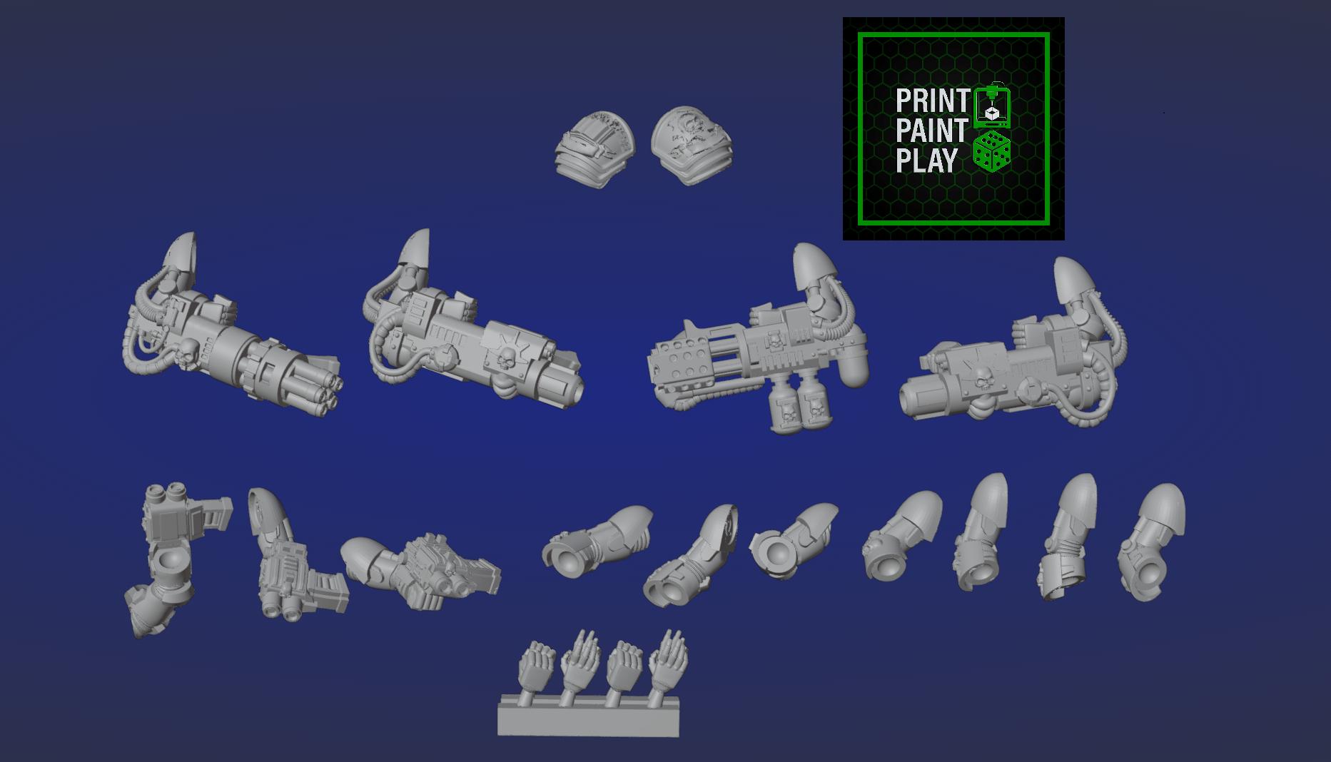 Silver Wardens Nemestrike Force Marines | DMG Minis