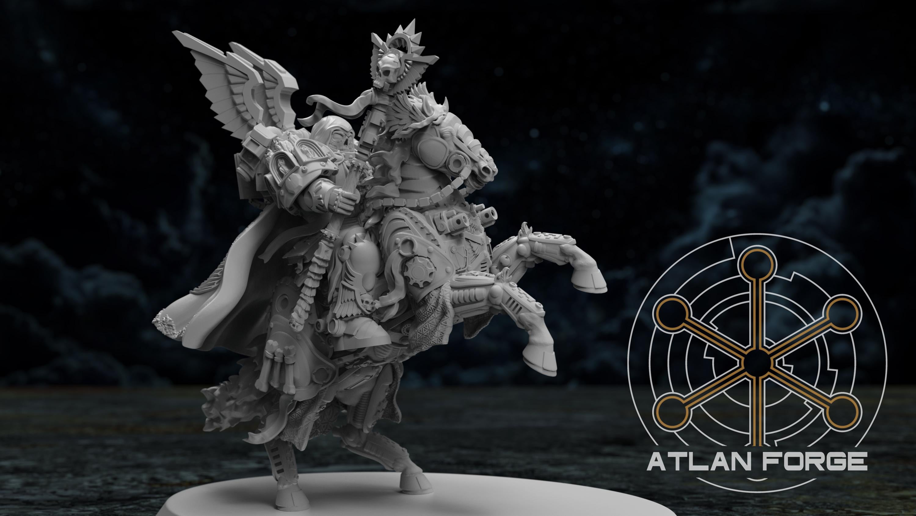 Mounted Angelic Battle Priest | Atlan Forge