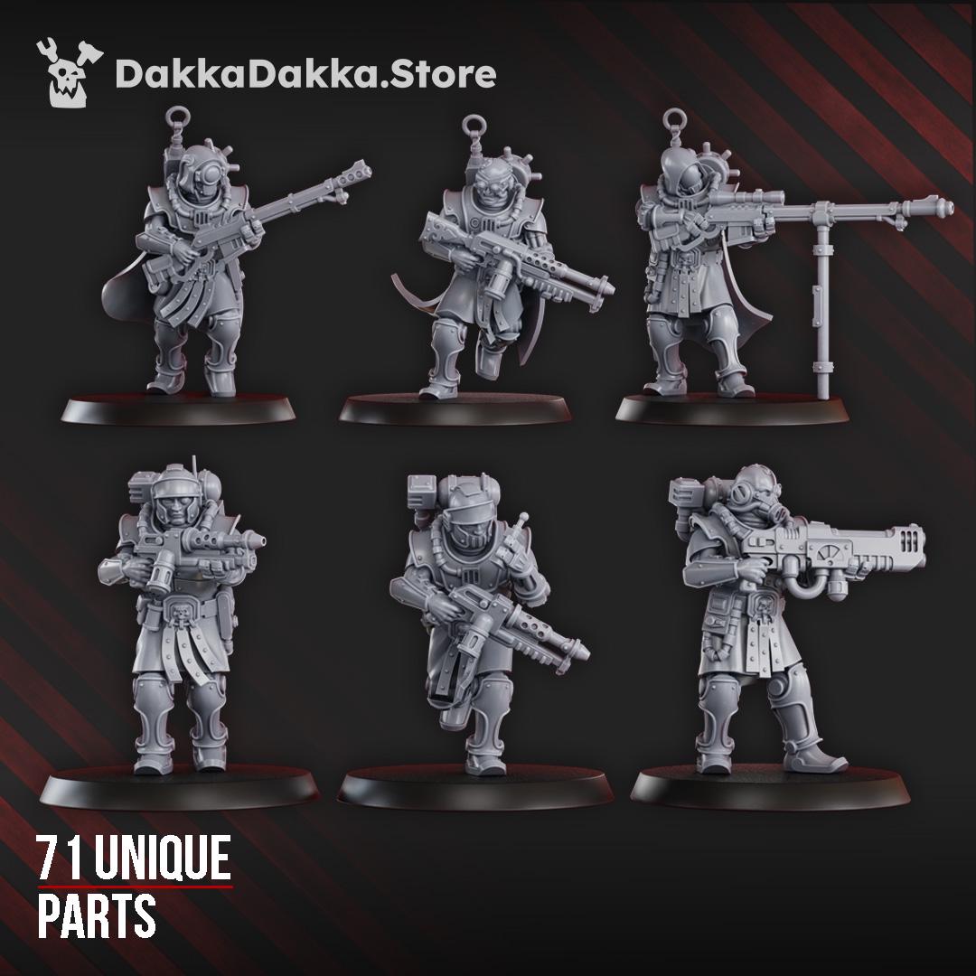 Satellitum Mechguards Range Squad (build kit) | DakkaDakka