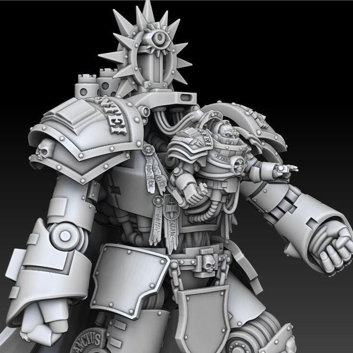Silver Wardens Dread Walker Demon Slayer Knight | DMG Minis