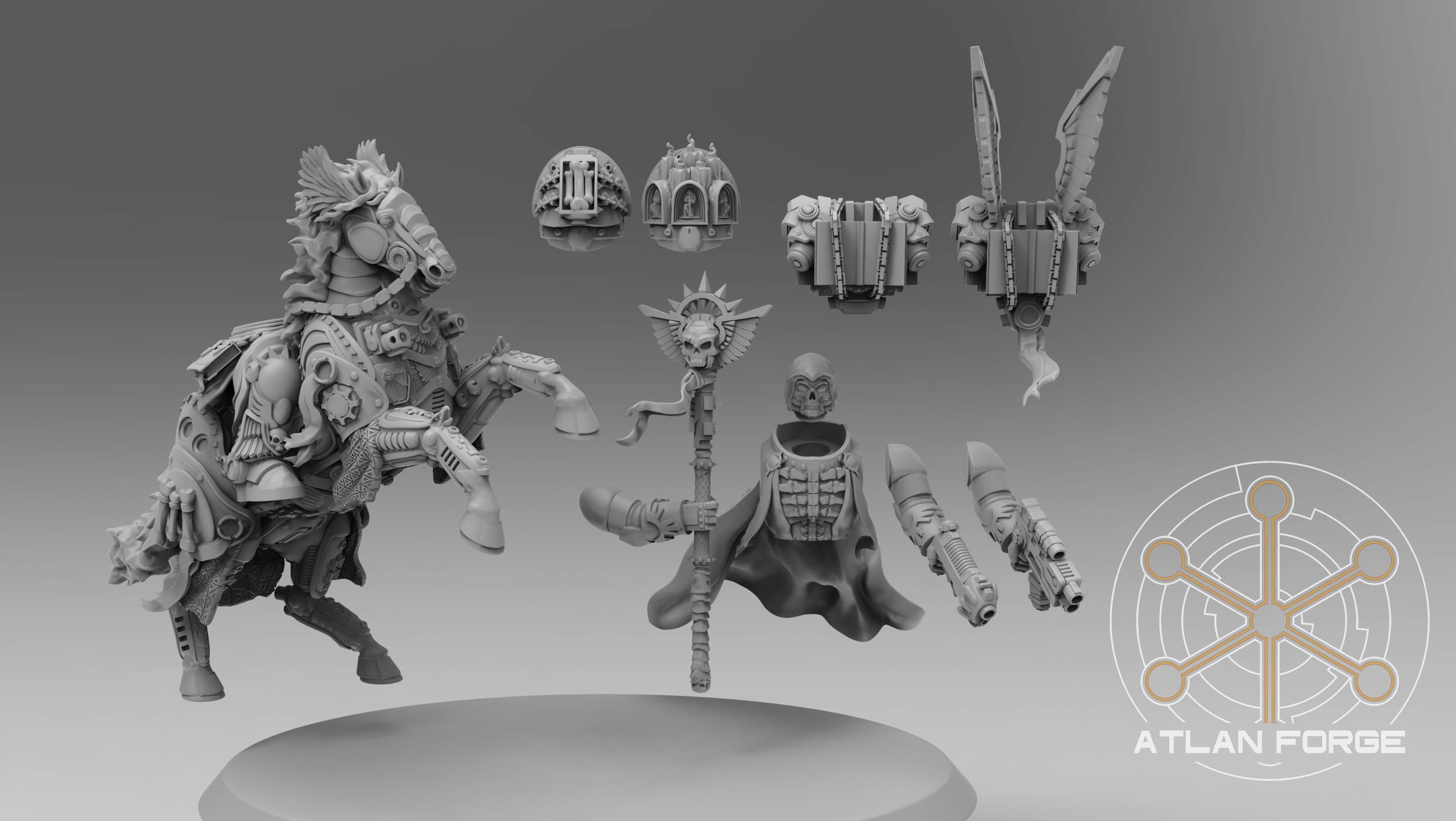 Mounted Angelic Battle Priest | Atlan Forge