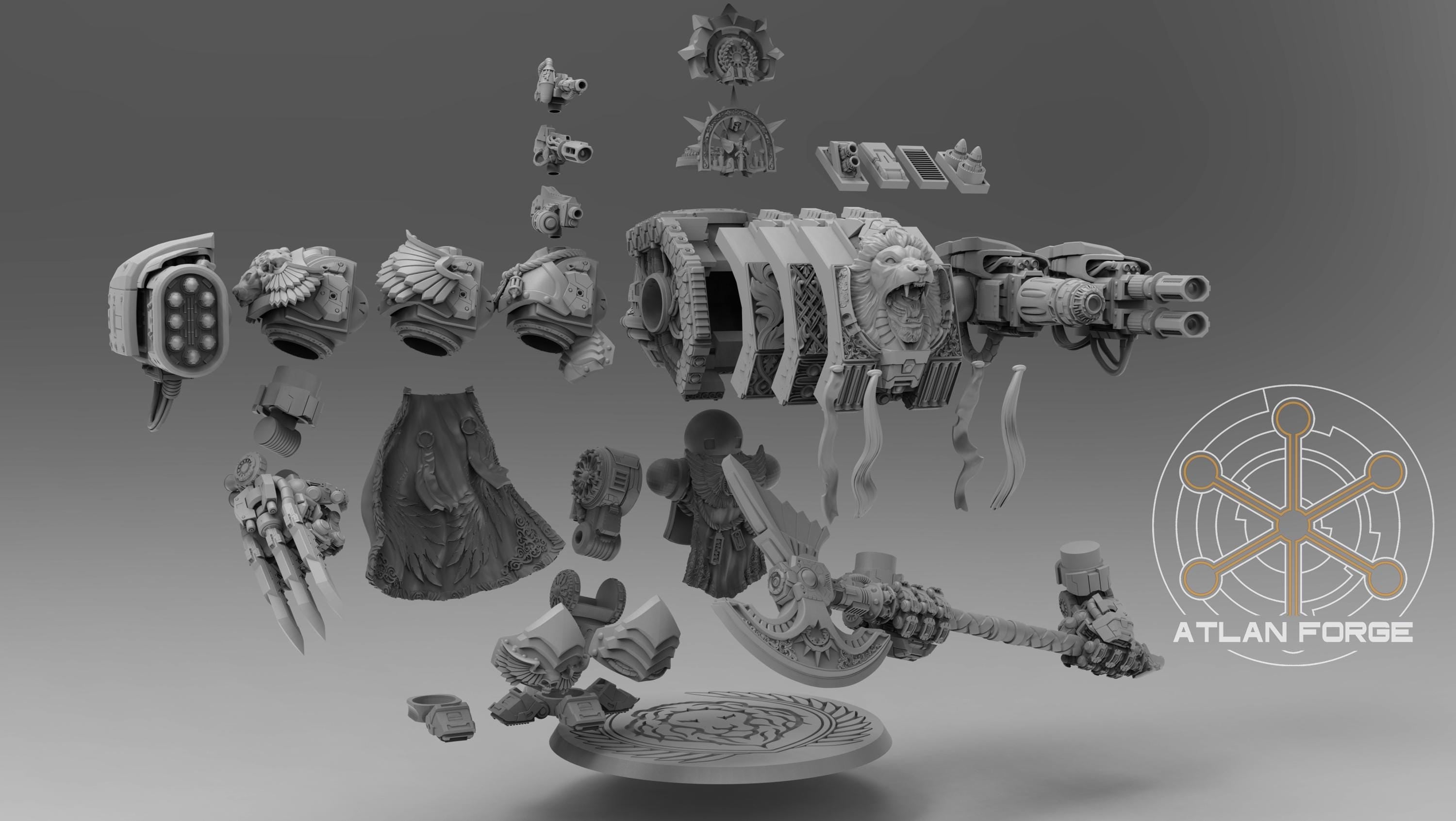 Angelic Lion Dreadnought | Atlan Forge