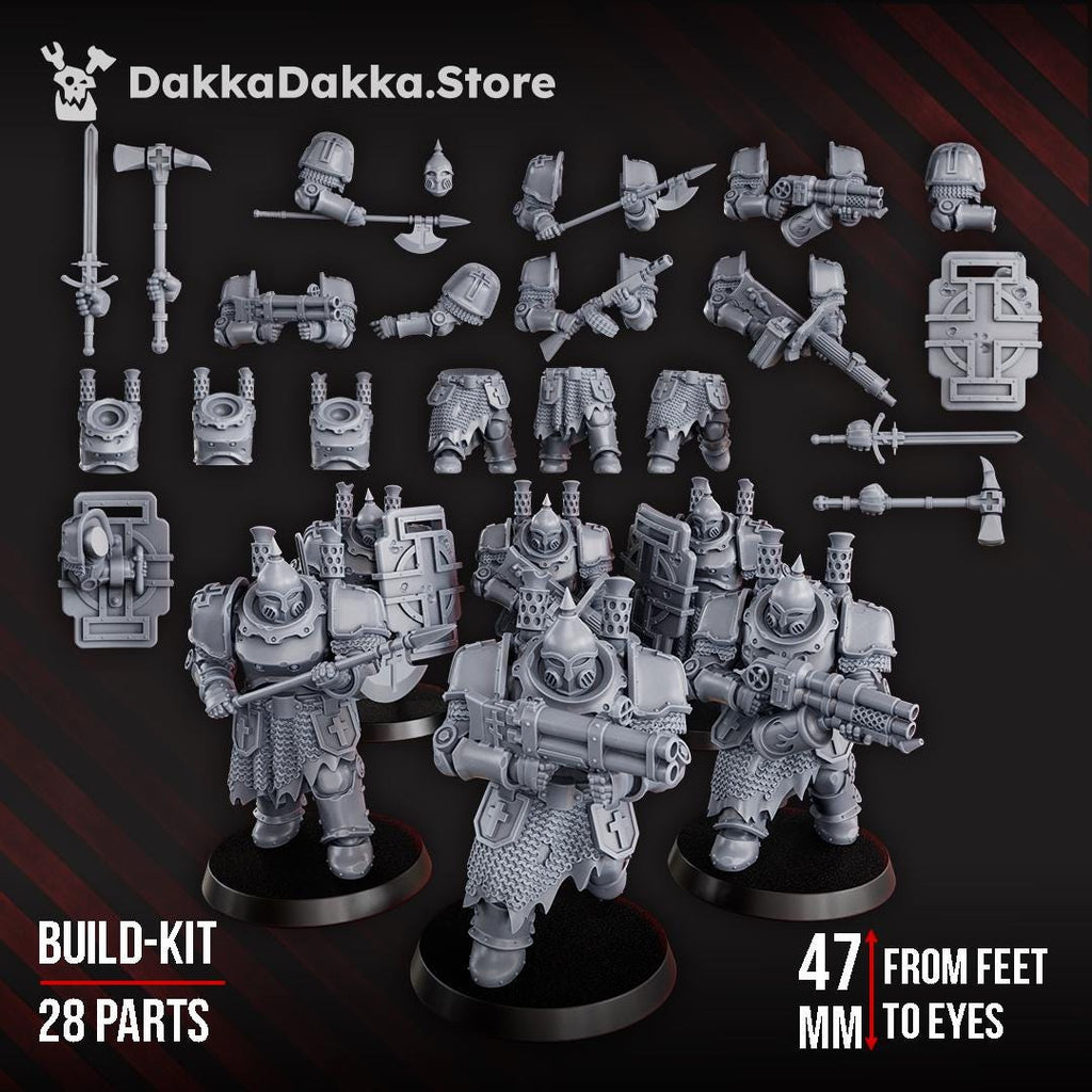 Heavy Bogatyr Squad, Steel Union Build Kit | DakkaDakka