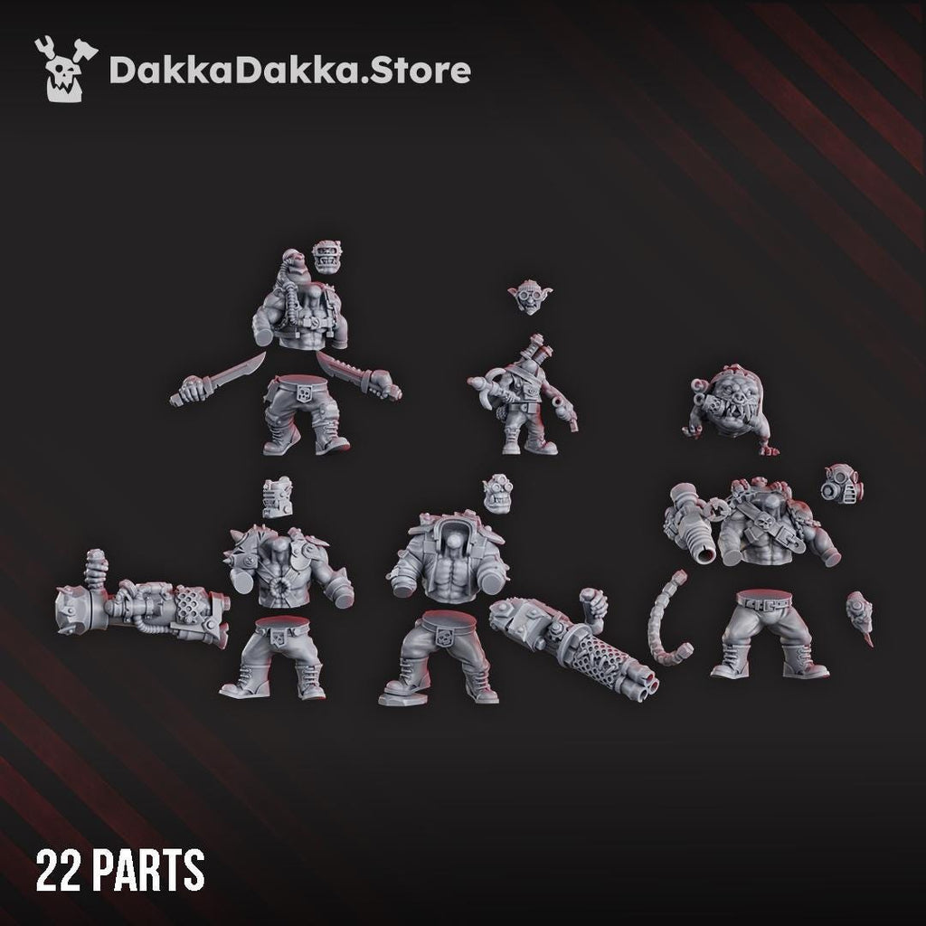 Blak Orks Mob COMPLETE SET COMMANDOS | DakkaDakka
