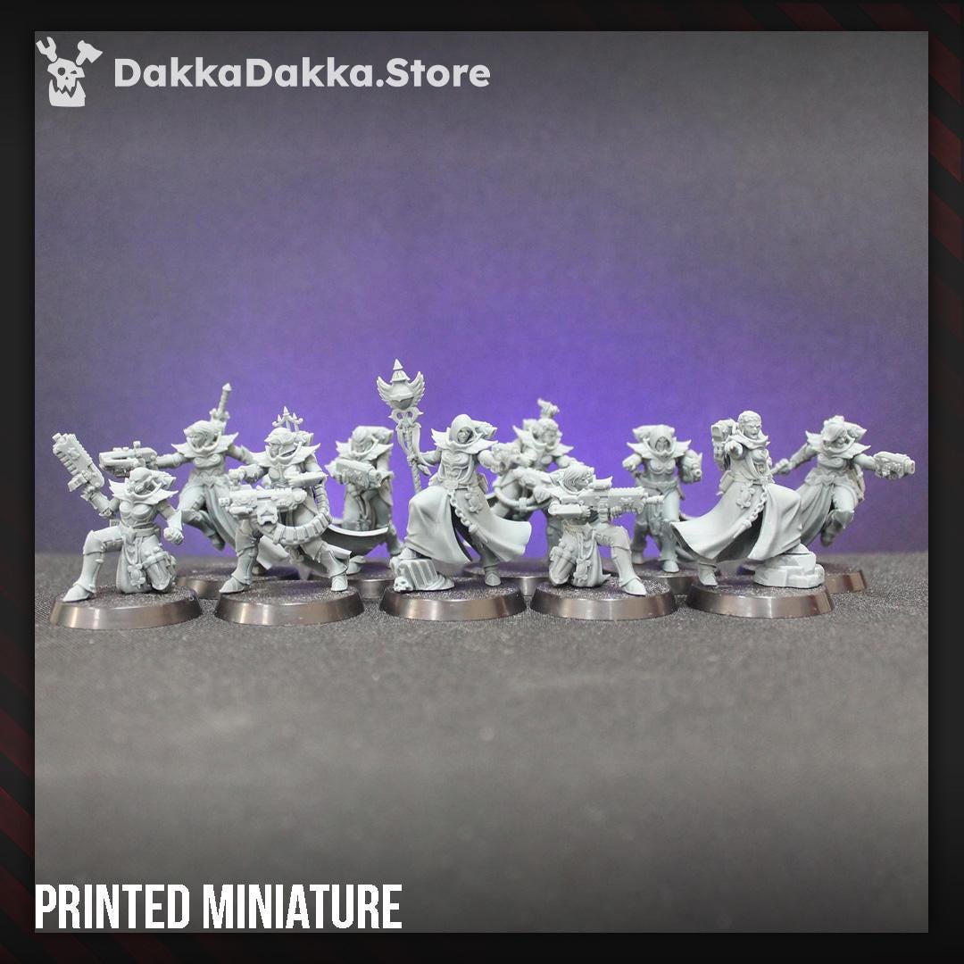 Maidens of Vengence Squad (x10) Preassembled and Build Kit | DakkaDakka