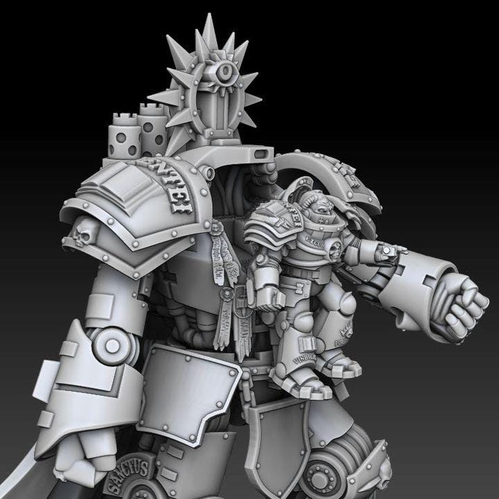 Silver Wardens Dread Walker Demon Slayer Knight | DMG Minis