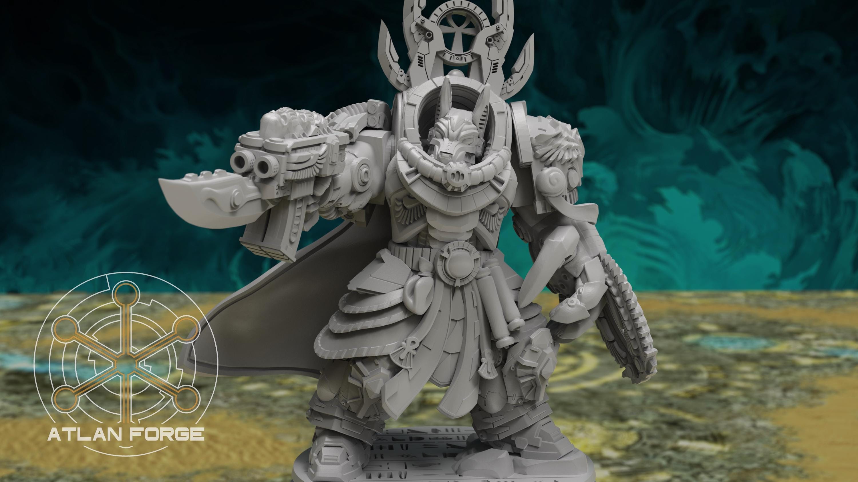 Nehebkau Sorceror (in heavy armor) | Atlan Forge