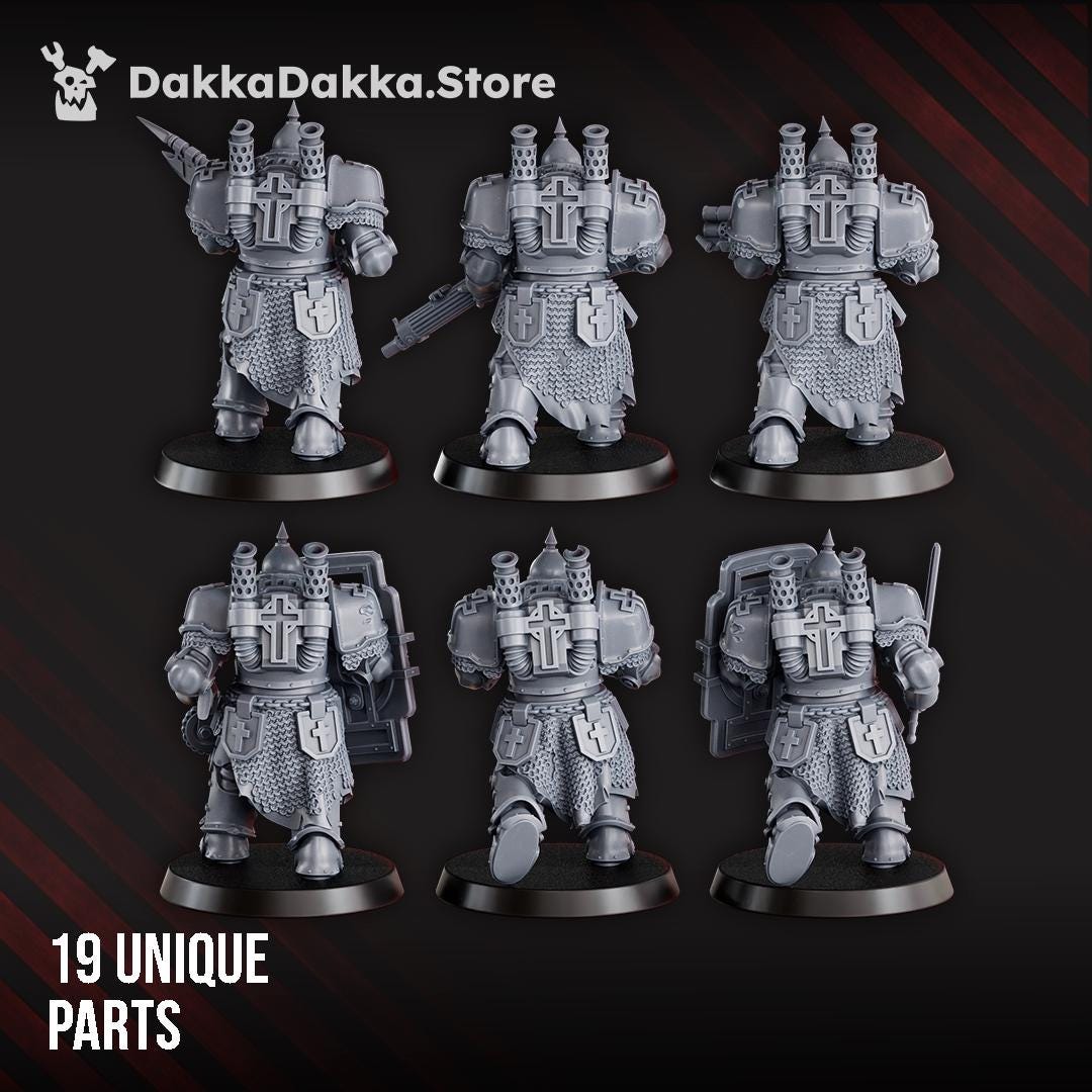 Heavy Bogatyr Squad, Steel Union Build Kit | DakkaDakka