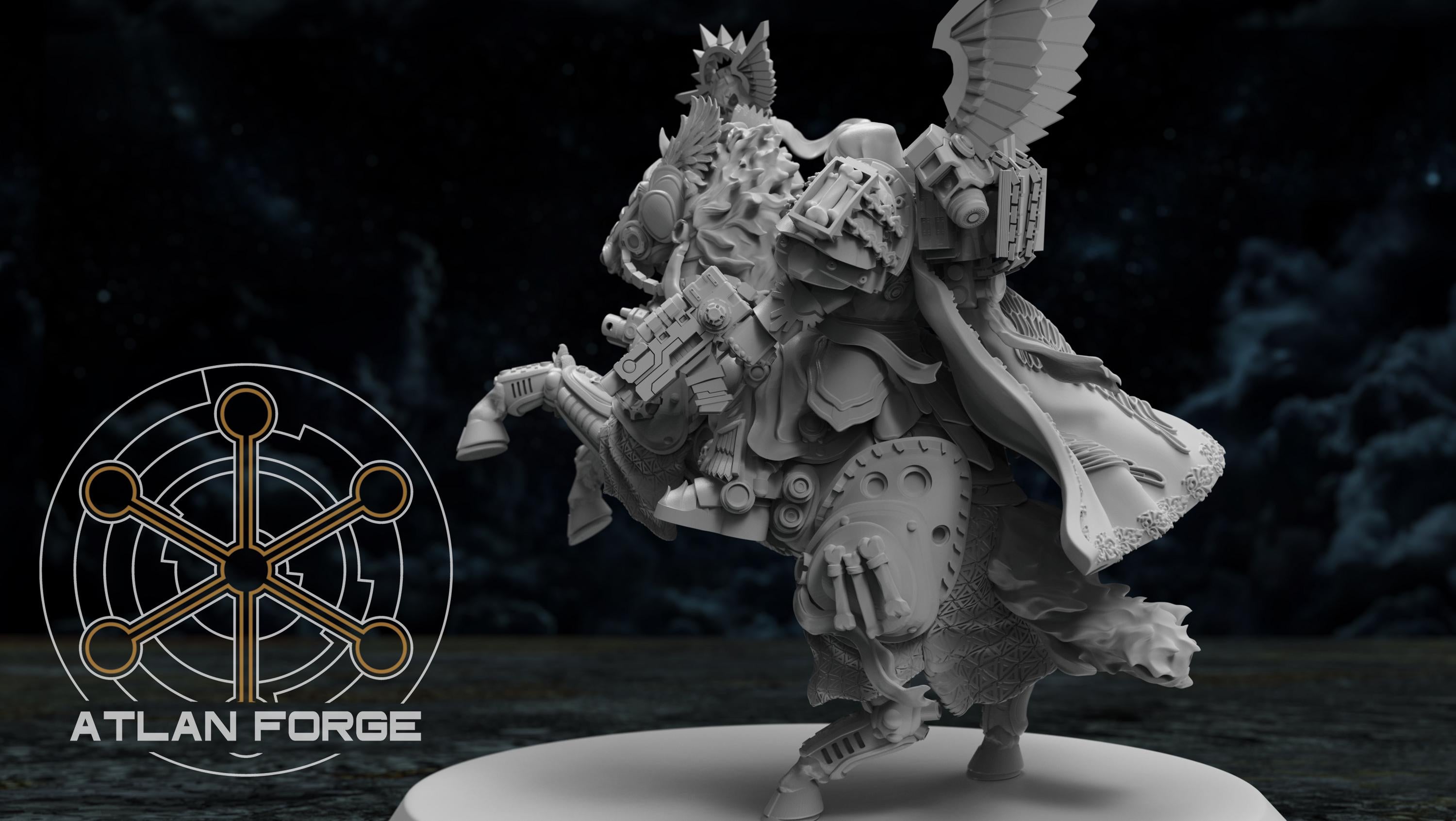 Mounted Angelic Battle Priest | Atlan Forge