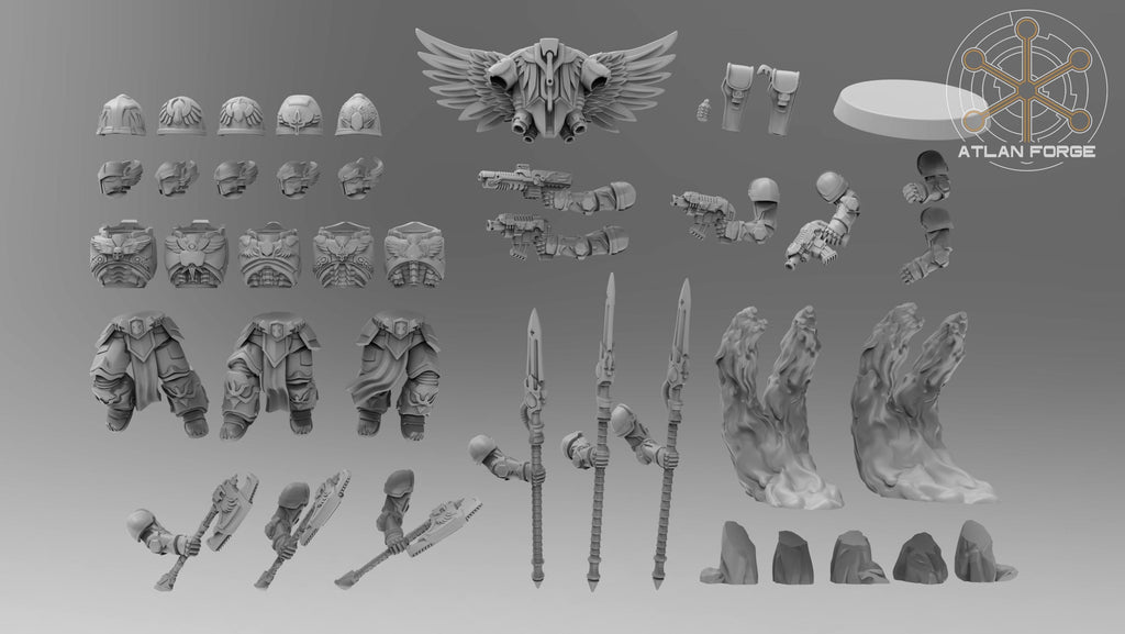 Angelic Knights Ophanim | Atlan Forge