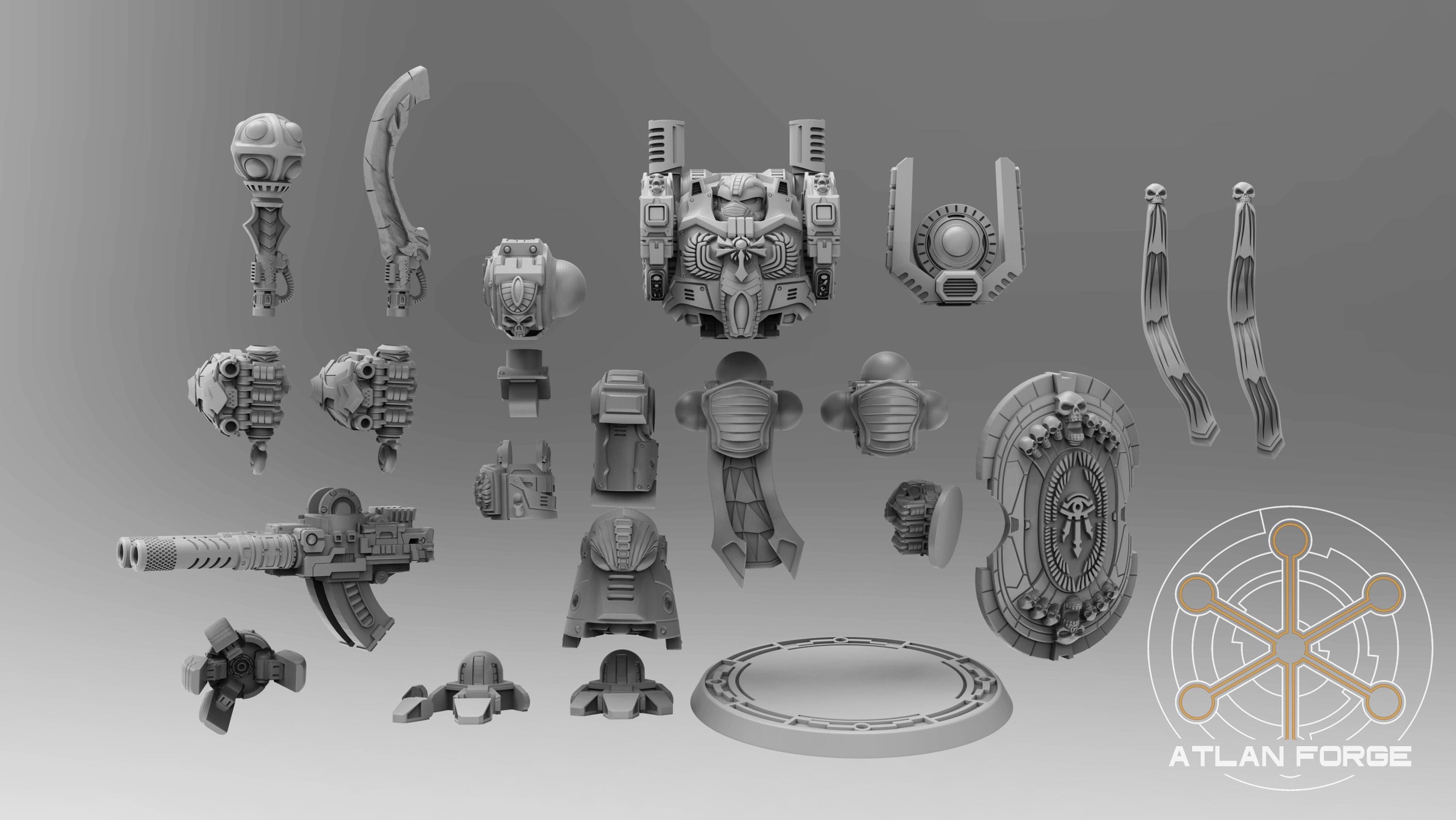 Aegyptian Velox Dreadnought | Atlan Forge