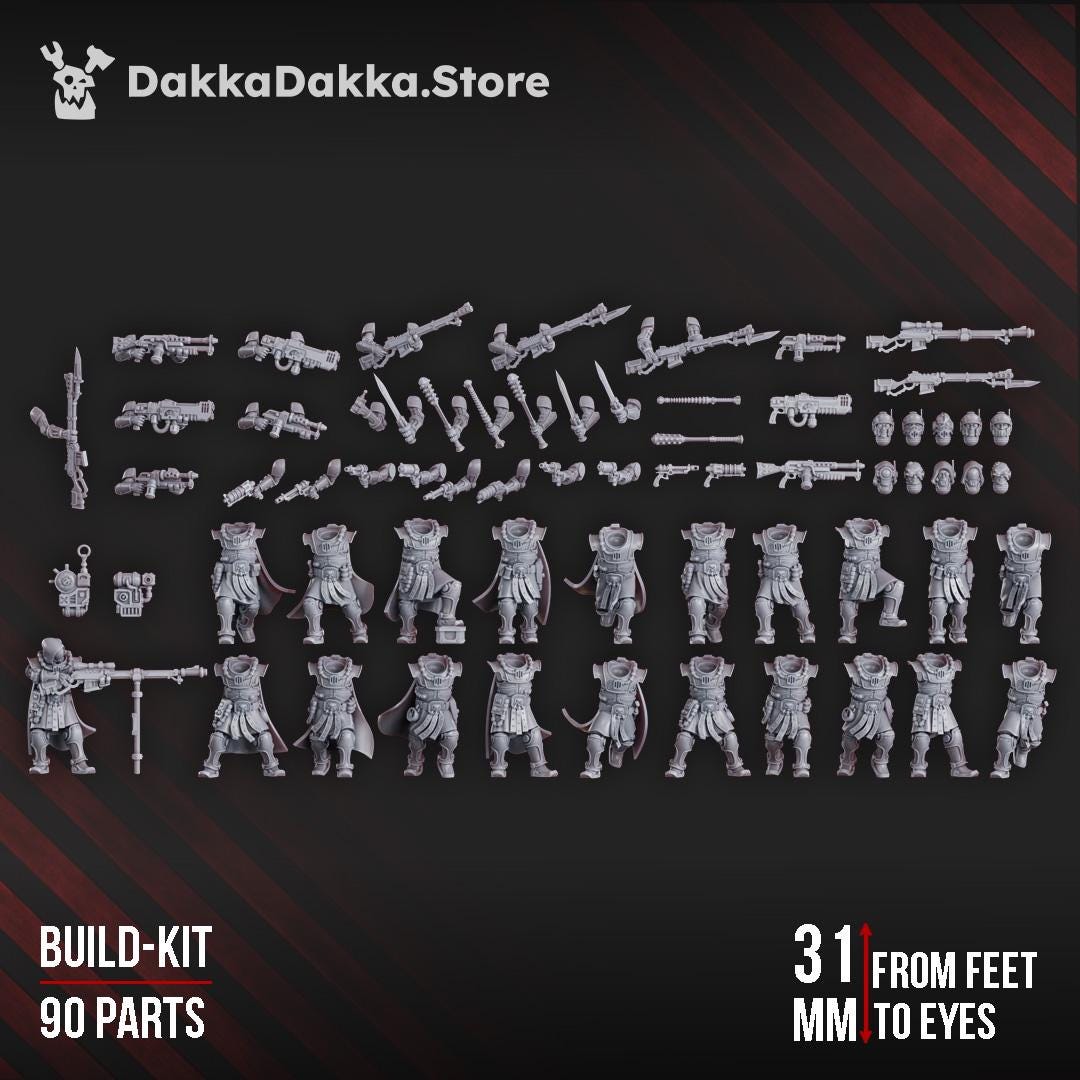 Satellitum Mechguards Range Squad (build kit) | DakkaDakka
