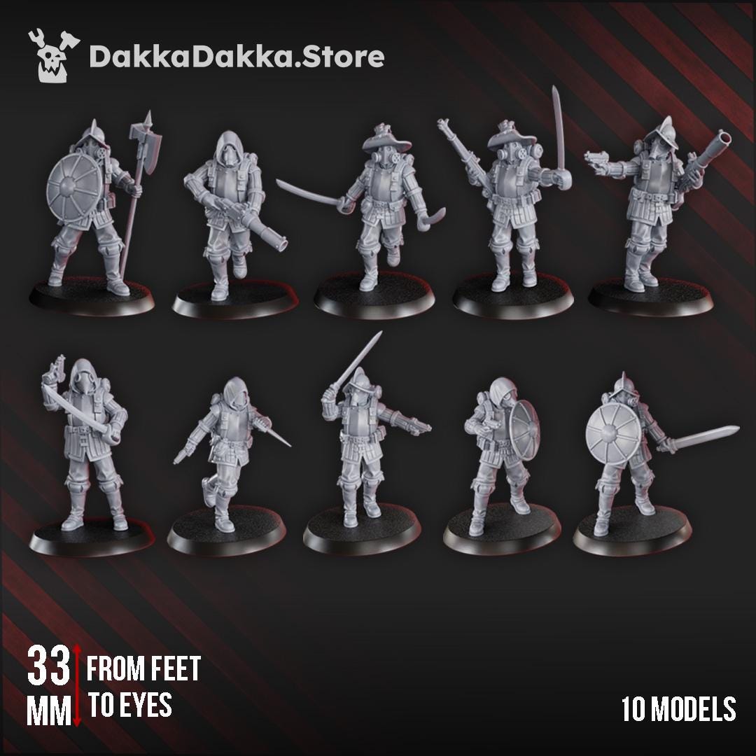 Conquistadors (pre-assembled models) x10 - Torquemada’s Inquisition | DakkaDakka