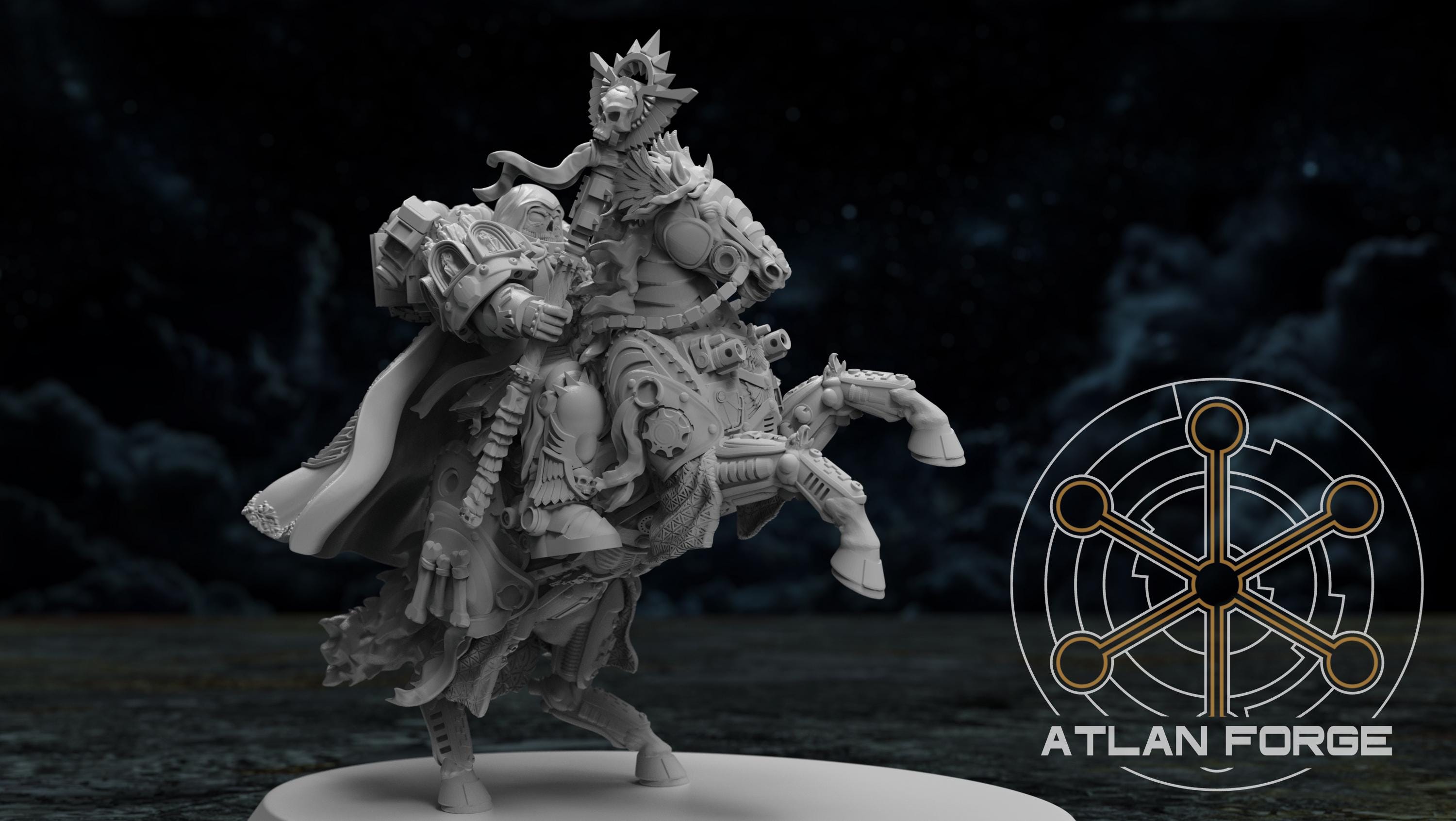 Mounted Angelic Battle Priest | Atlan Forge