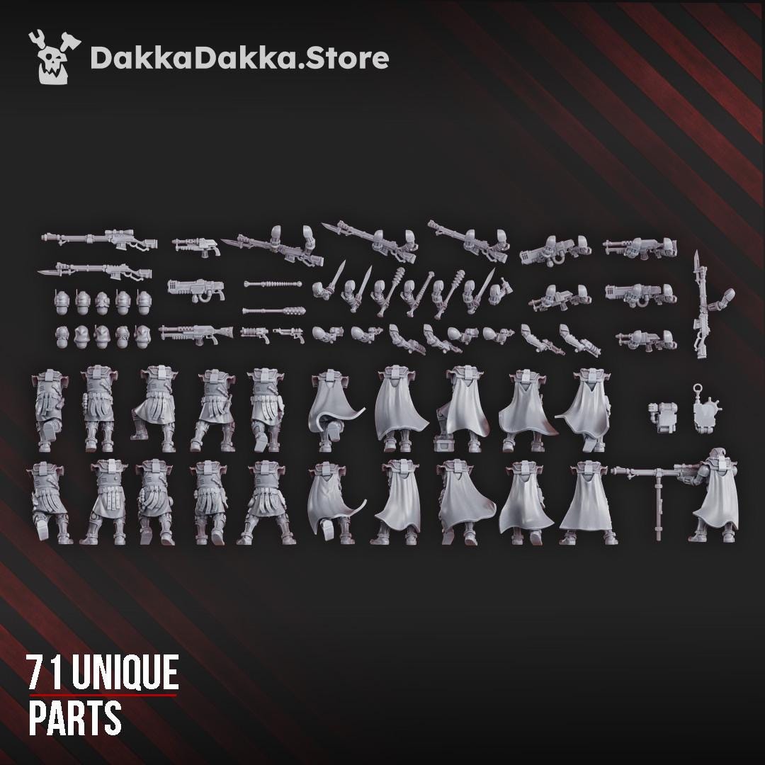 Satellitum Mechguards Range Squad (build kit) | DakkaDakka