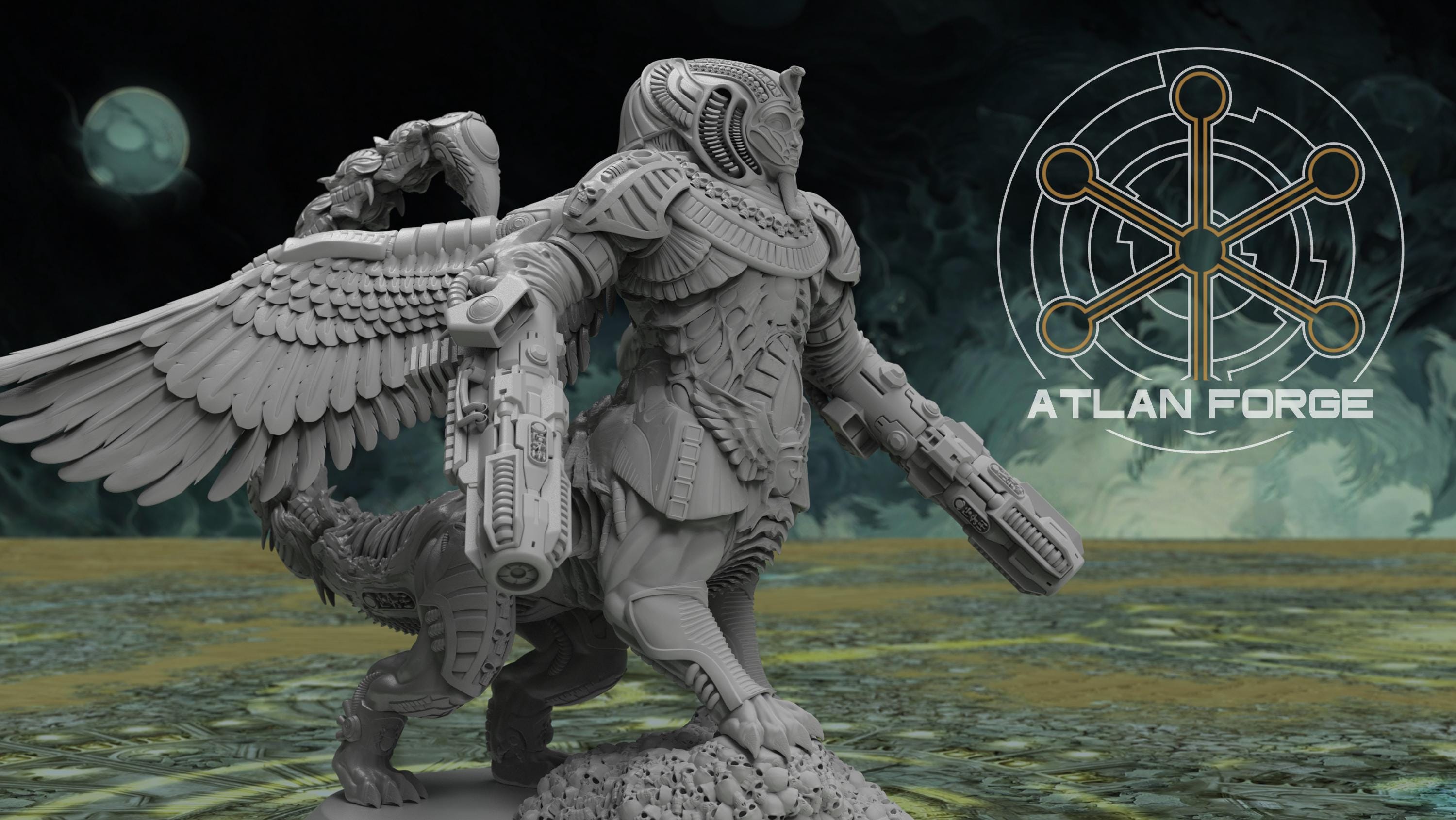 Aegyptian Battle Sphinx | Atlan Forge