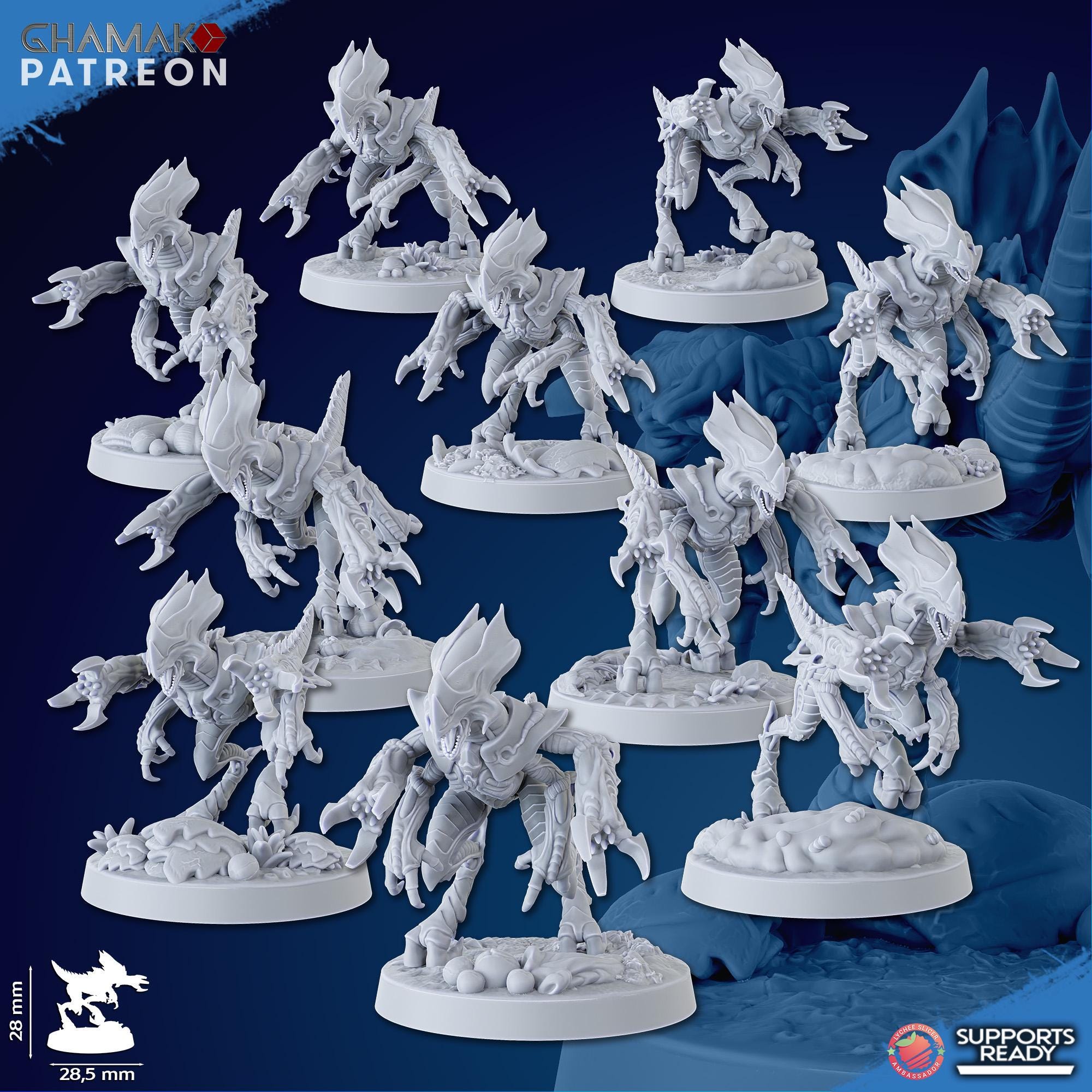 Swarm Shardlings Fully Assembled | Ghamak