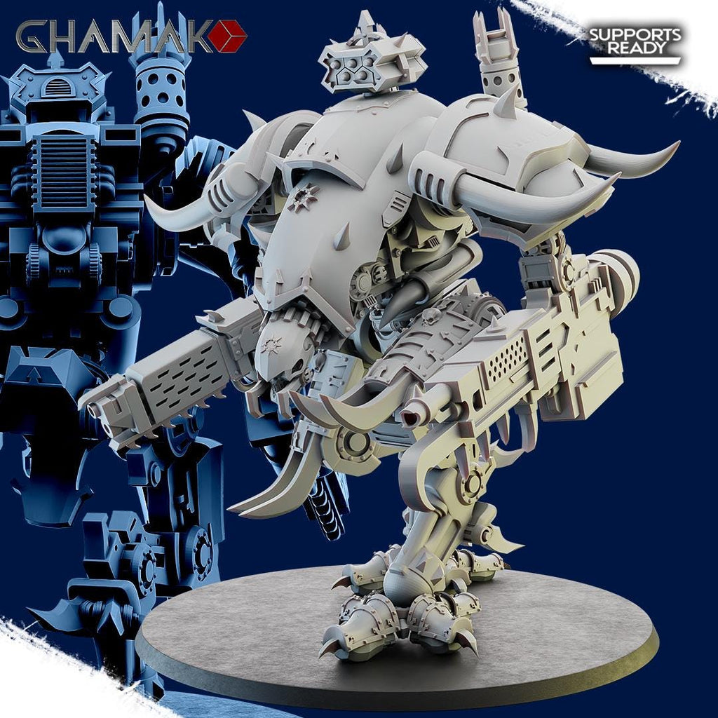 Corrupted Knight | Ghamak | 3d Printed Tabletop Wargames Model