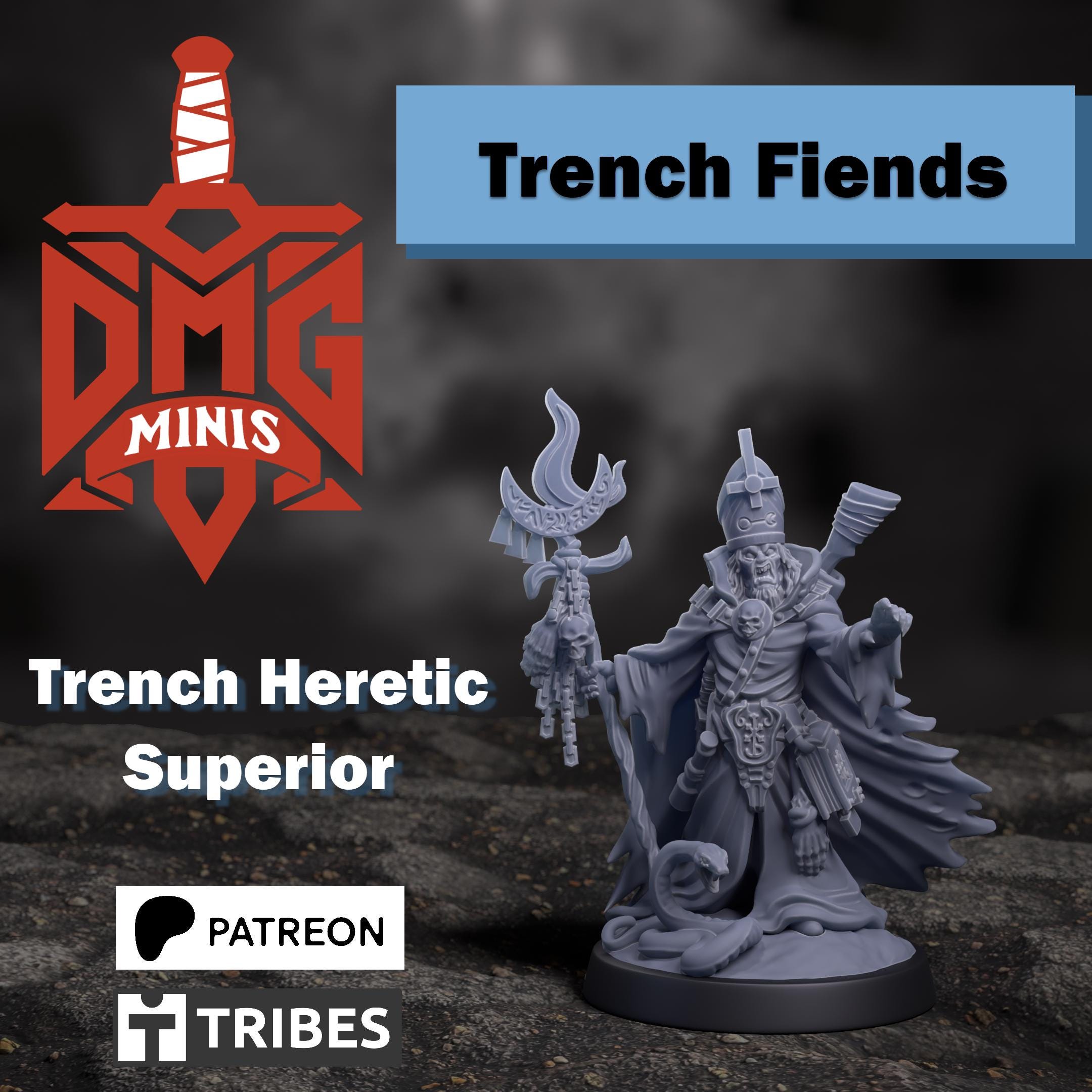 Trench Heretic Superior | DMG Minis