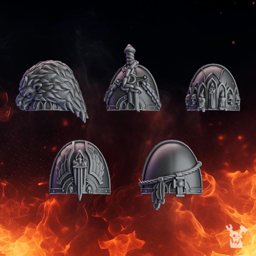 Pactum Aeternum Knight Shoulder Pads | DakkaDakka