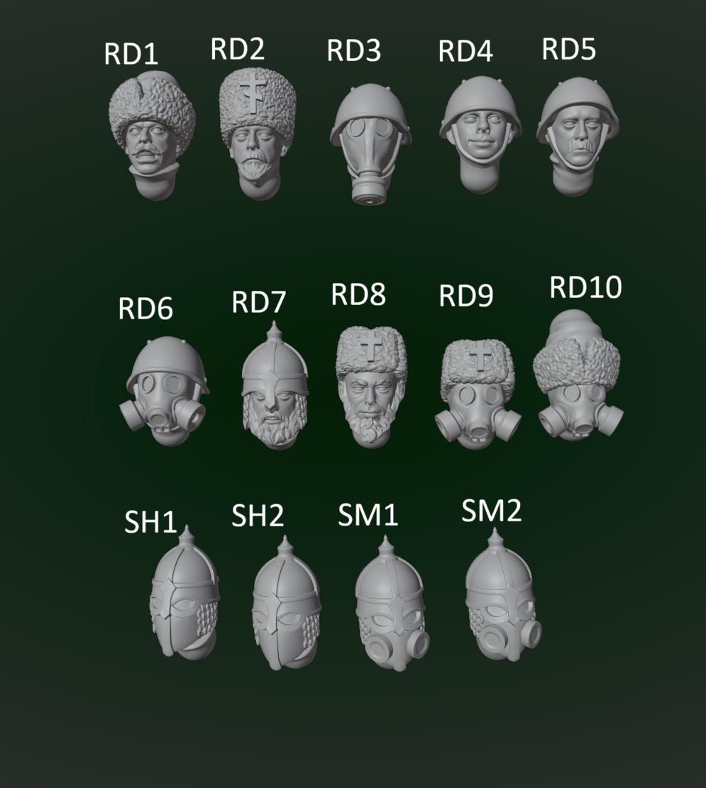 Steel Union Heads | DakkaDakka