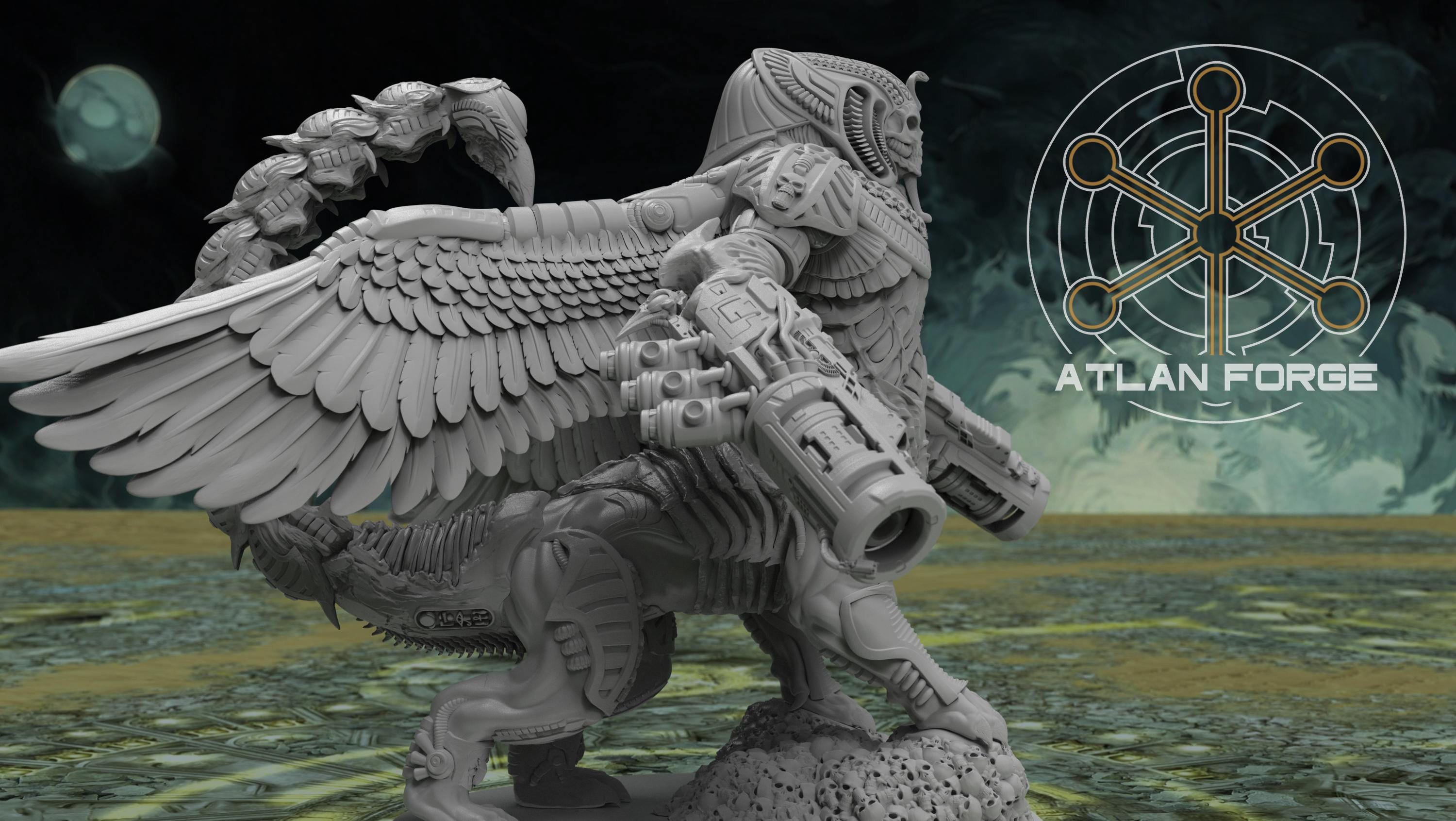 Aegyptian Battle Sphinx | Atlan Forge