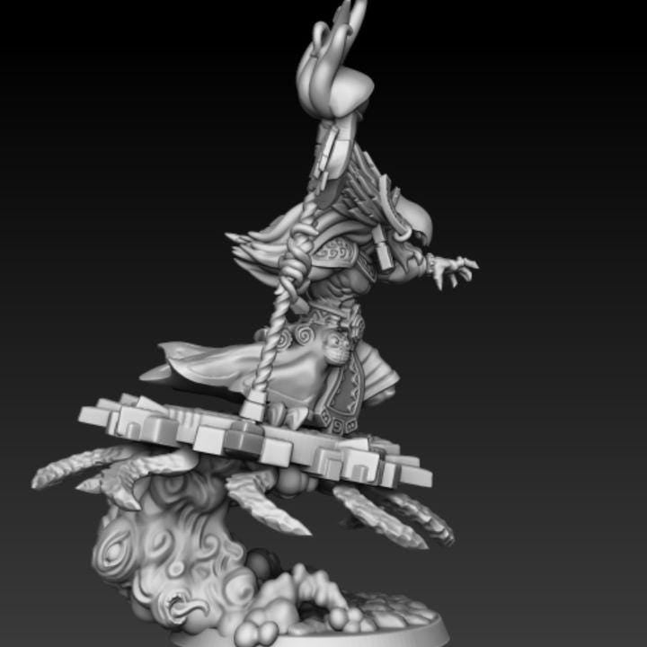 1KHijos de Pulvo Sa'angar Birdman Demon | DMG Minis