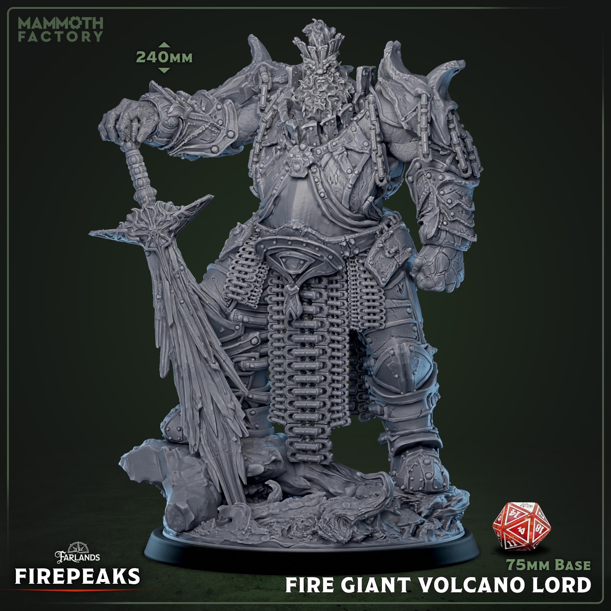 Fire Giant Volcano Lord | Mammoth Factory