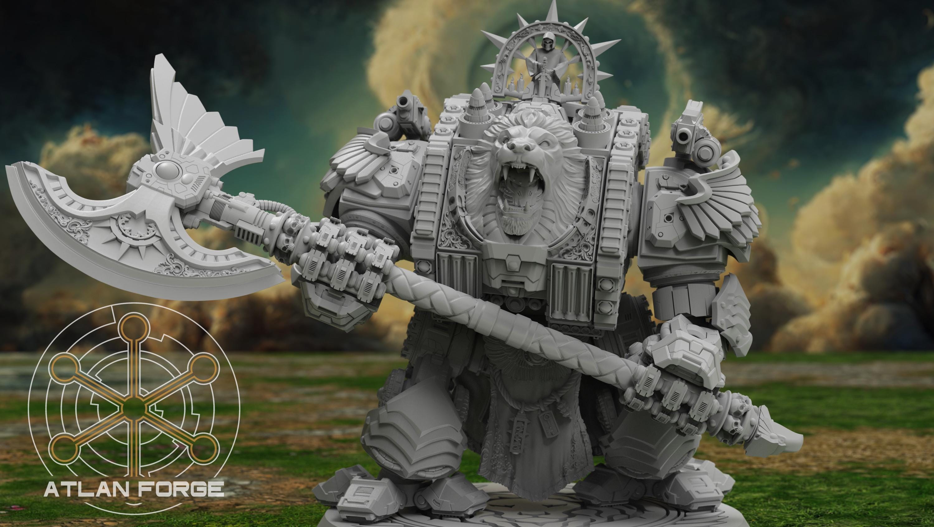 Angelic Lion Dreadnought | Atlan Forge