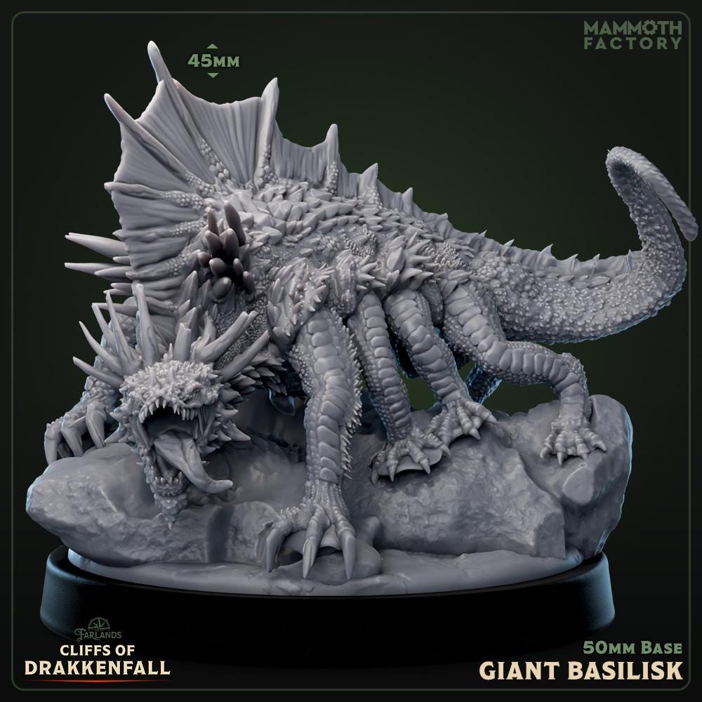 Giant Basilisk | Mammoth Factory | Cliffs of Drakkenfall