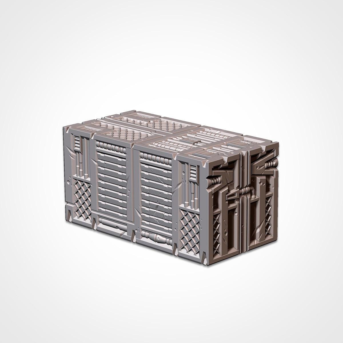 WTC Shipping Containers - Multiple Styles | Txarli Factory | 3d Printed Tabletop Wargames Terrain