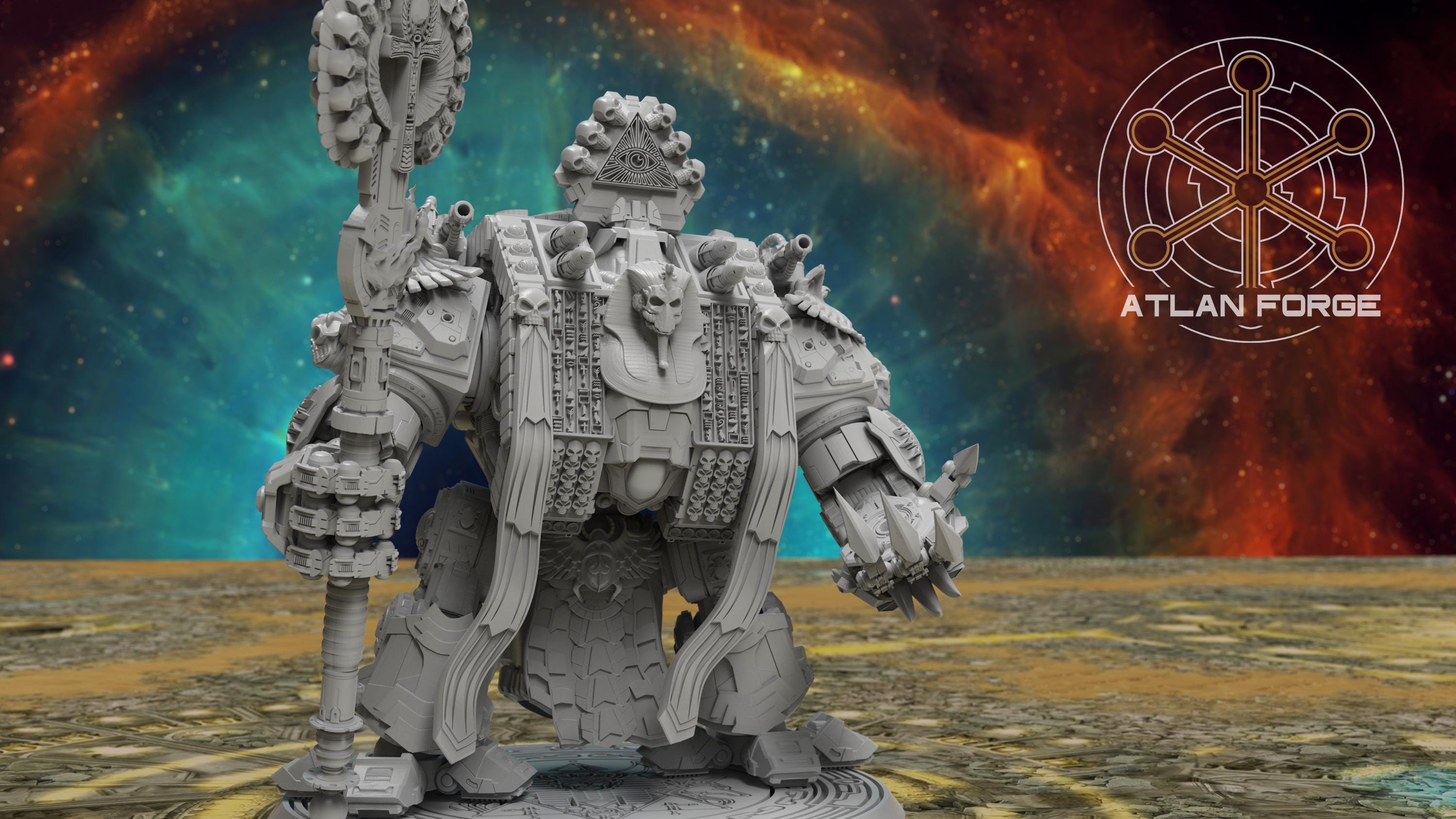 Aegyptian Royal Dreadnought | Atlan Forge
