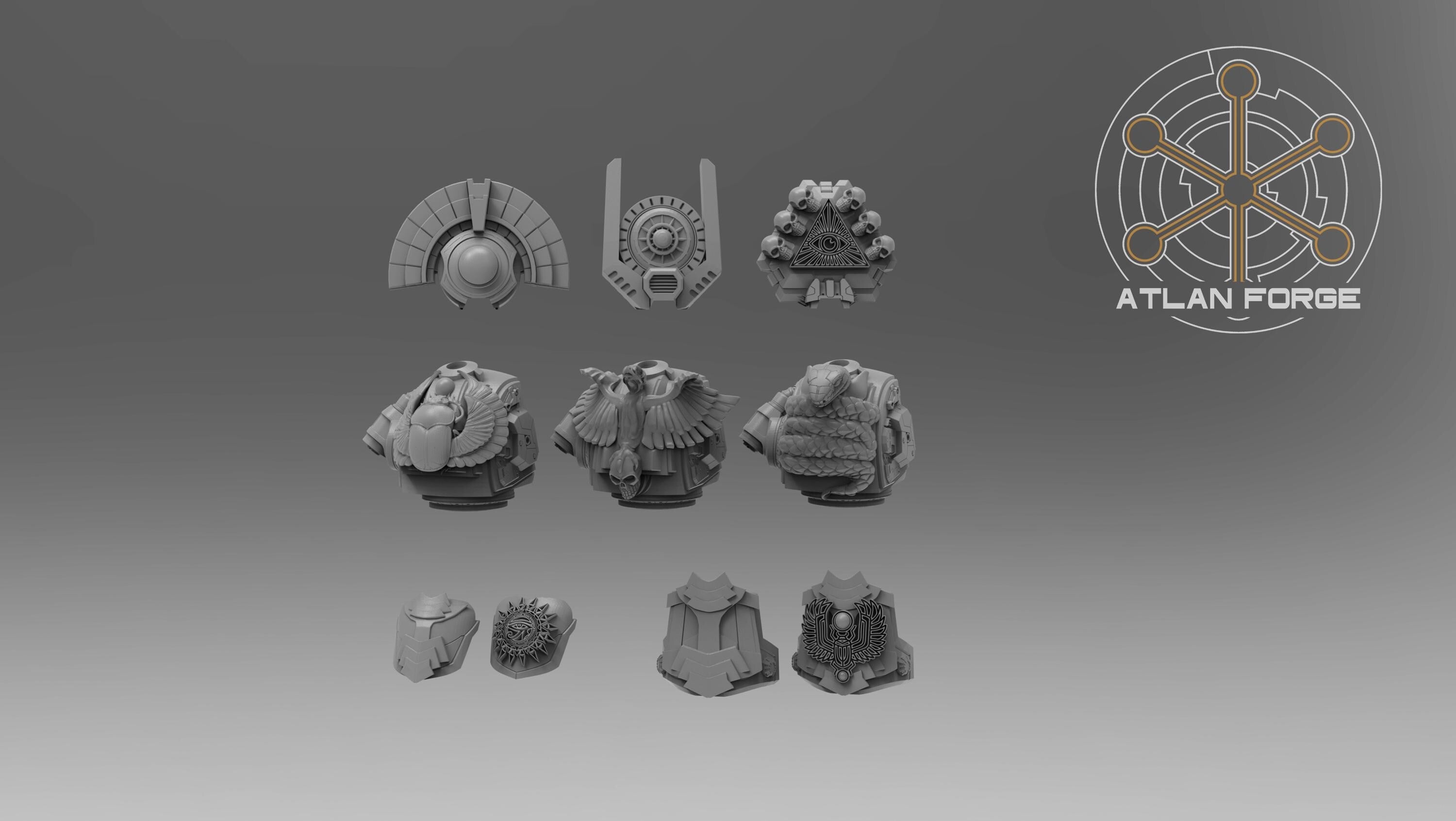 Aegyptian Royal Dreadnought | Atlan Forge