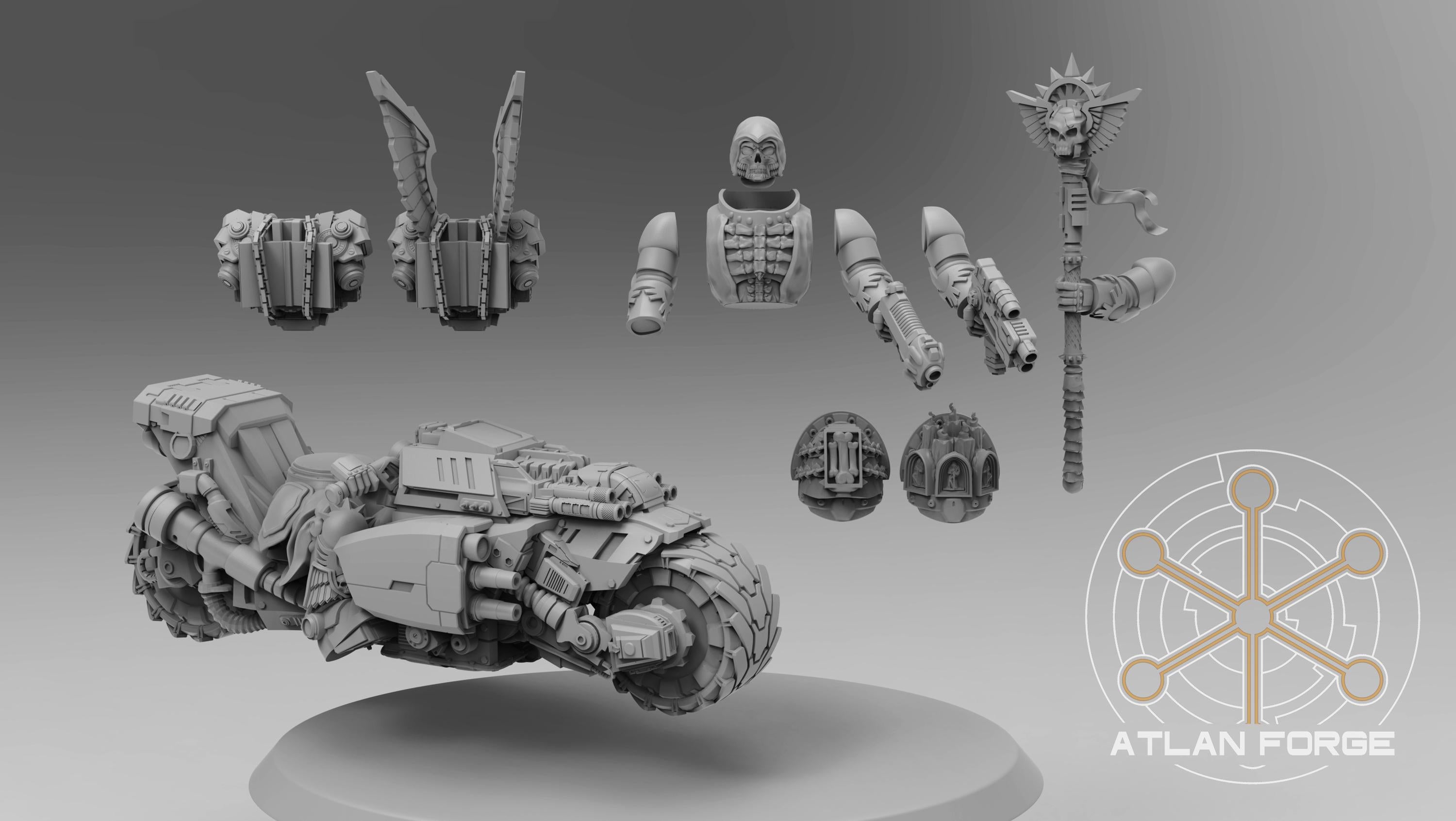 Battle Priest on Bike | Atlan Forge