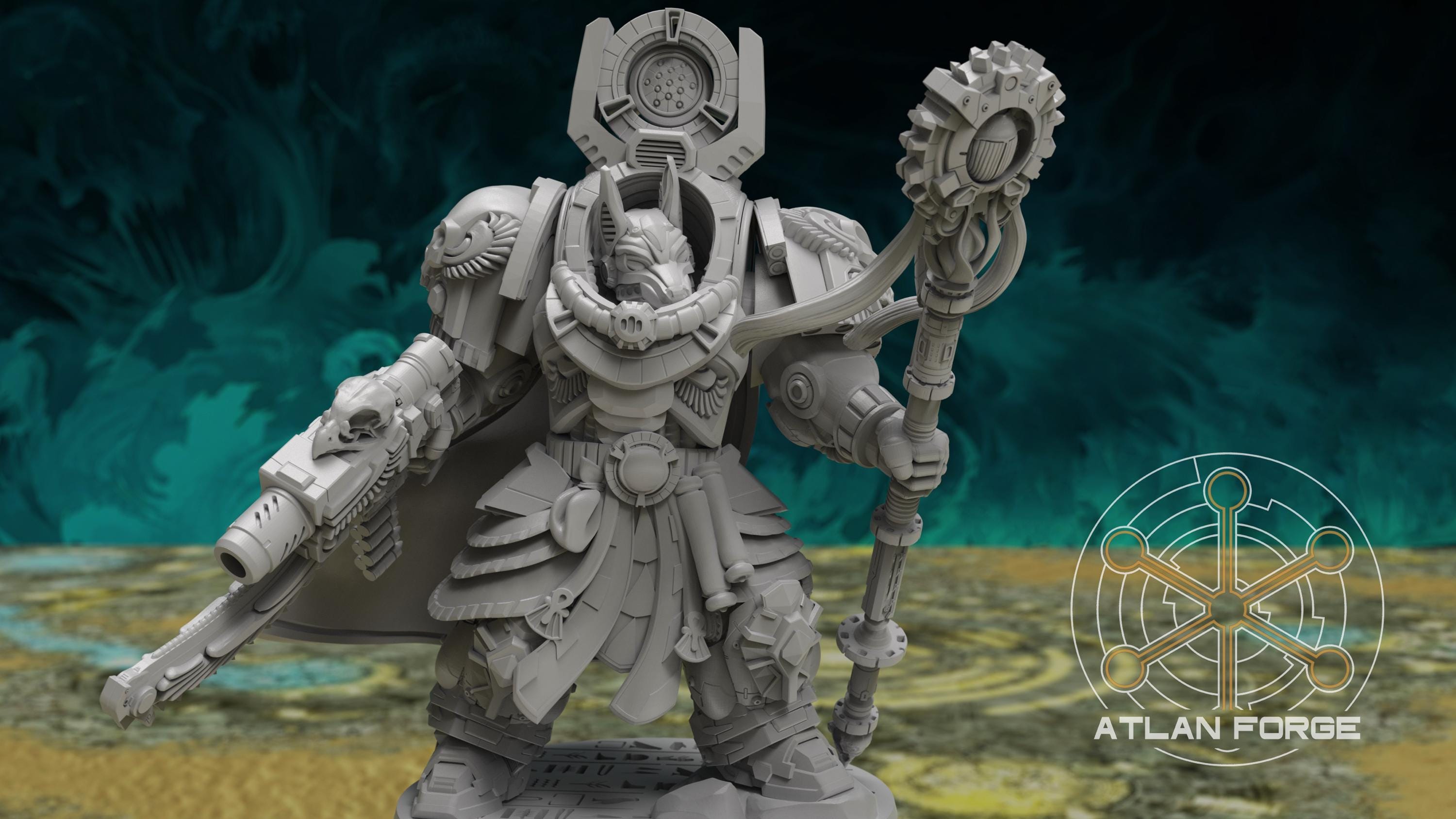 Nehebkau Sorceror (in heavy armor) | Atlan Forge