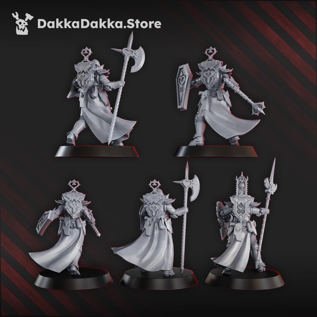 Maidens of Praesidium Squad (x5) Preassembled and Build Kit | DakkaDakka