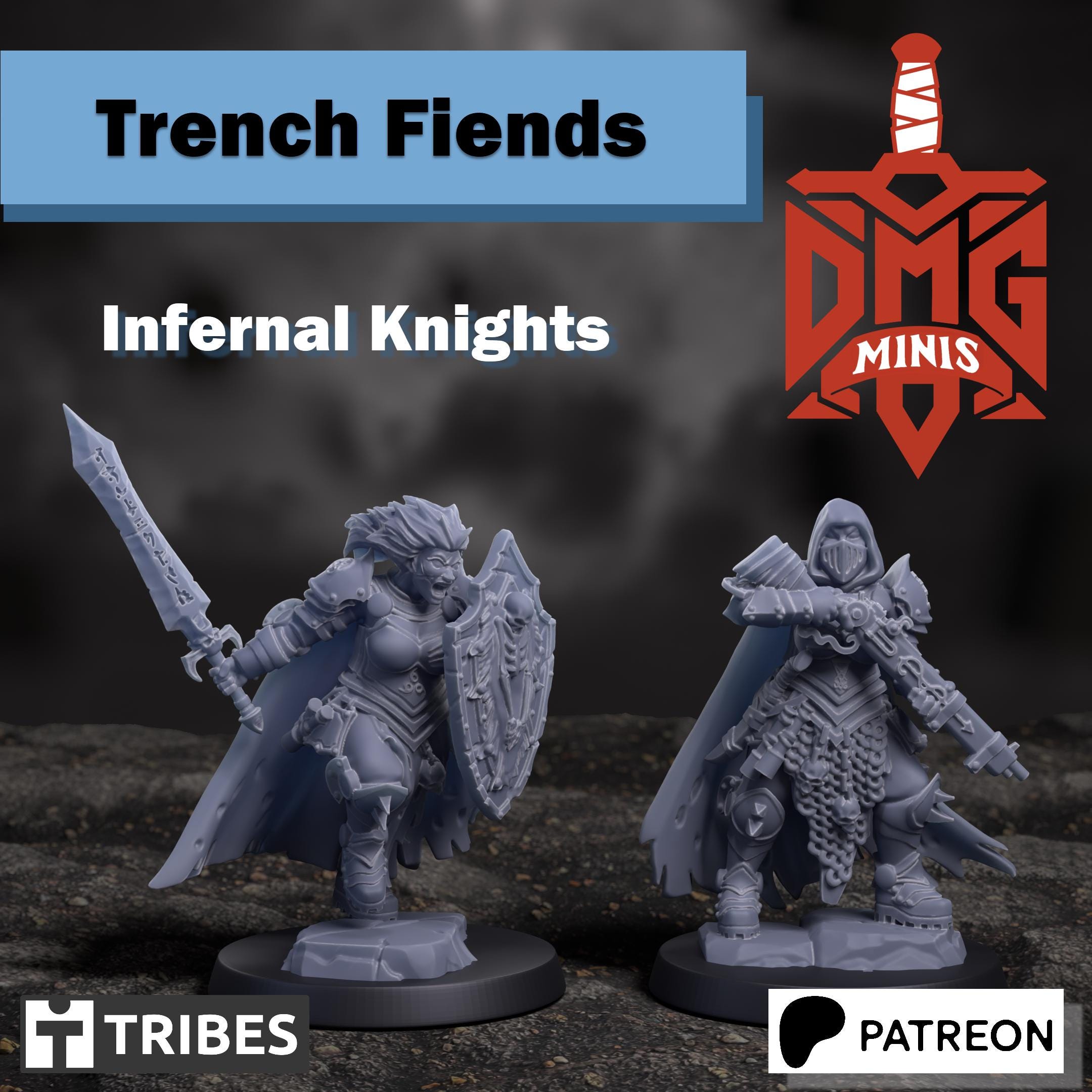 Infernal Trench Knights | DMG Minis