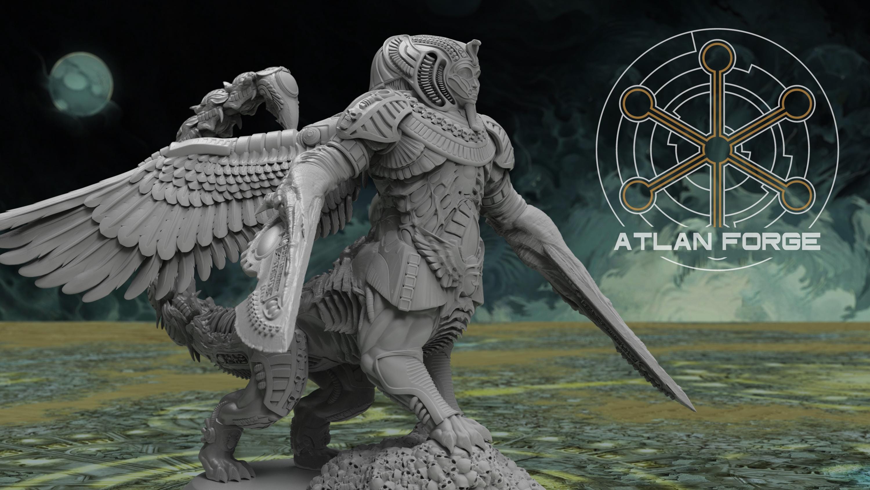Aegyptian Battle Sphinx | Atlan Forge