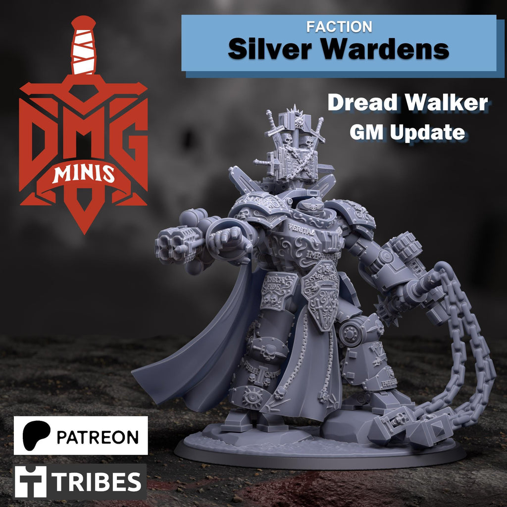 Silver Wardens Dread Walker Demon Slayer Knight Grand Master Update | DMG Minis